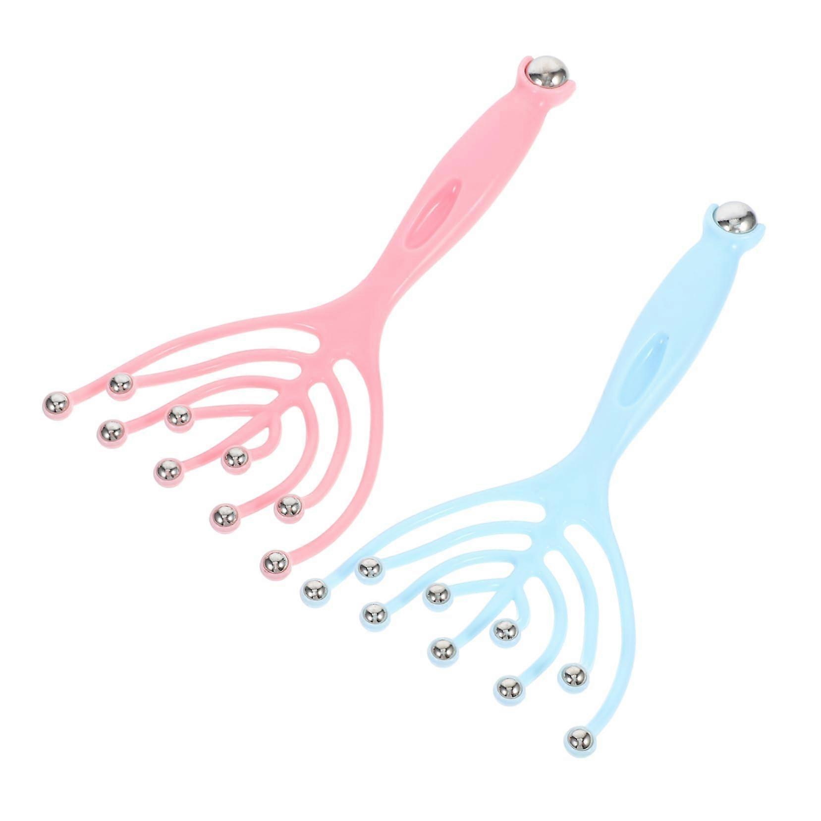 Handheld Scalp Massager 2Pack Manual Design Massage Tool For Head, Neck, And Shoulder Relief, Portable