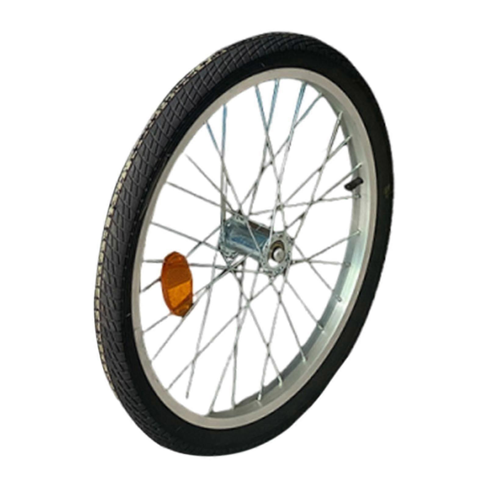 16 Inch Bicycle Trailer Wheel with Accurate Fit for Easy Compatibility and Compact Storage