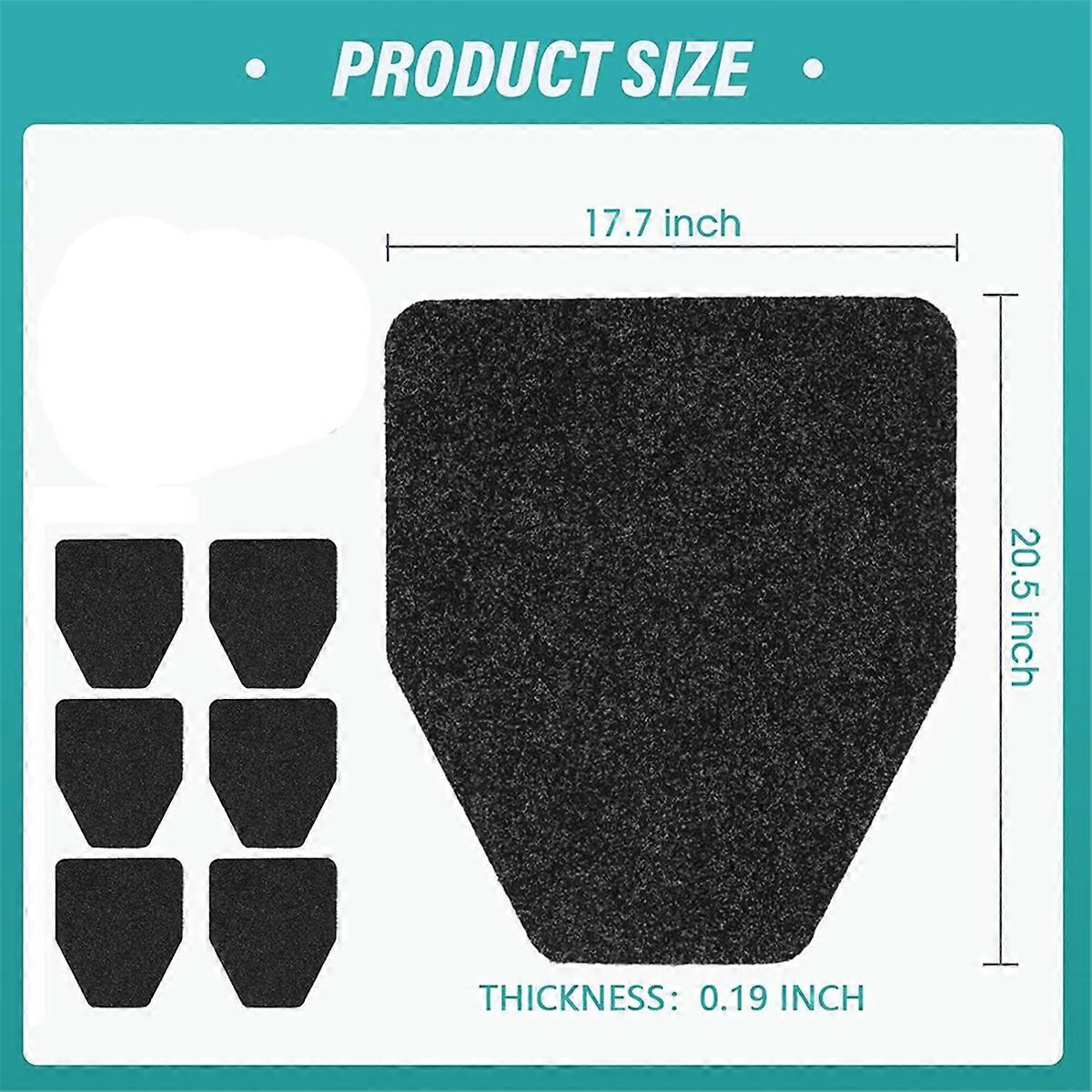 Urinal Mats 6 Pack Urinal Pads Urinal Floor Mats for Men Bathroom