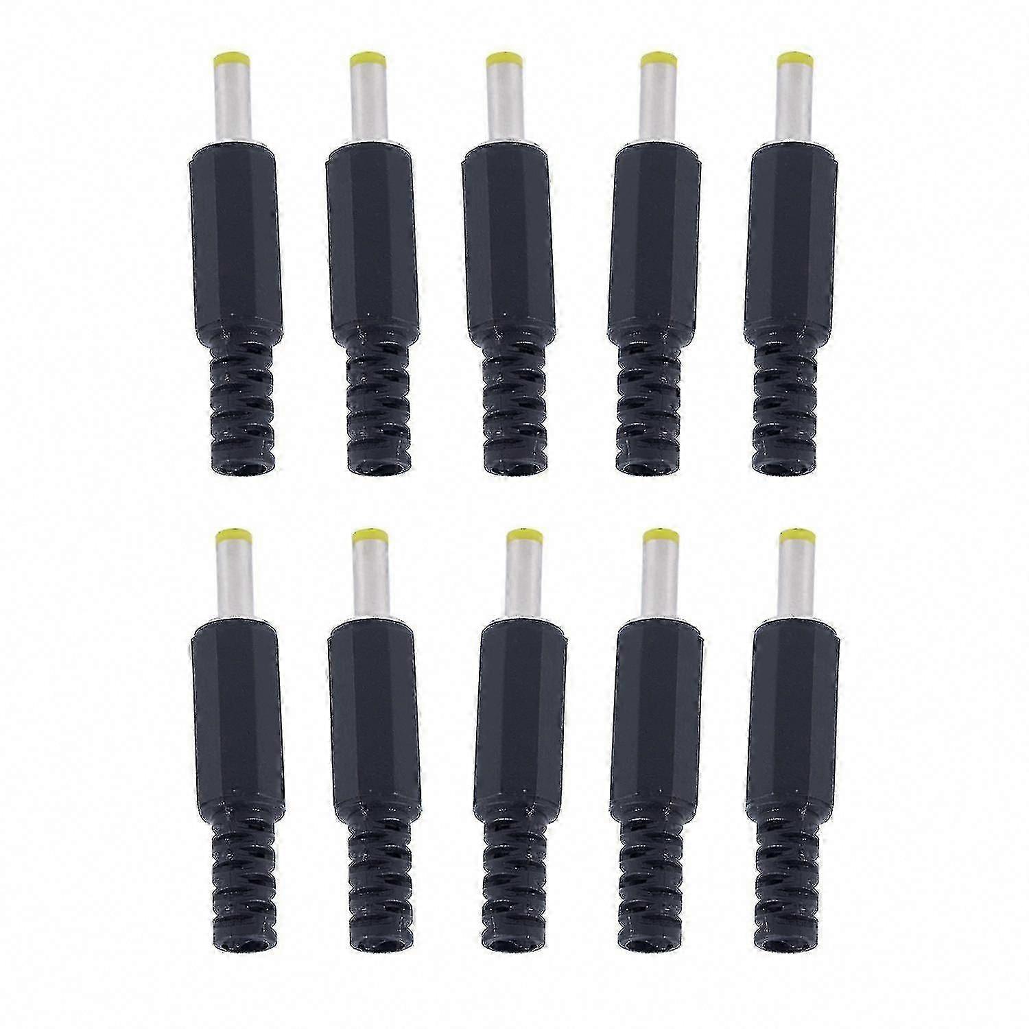 DC In-line Plug Socket Jack Connector Male/Female, 1.7mm 4.0mm Plug 10 Pcs for Electronics