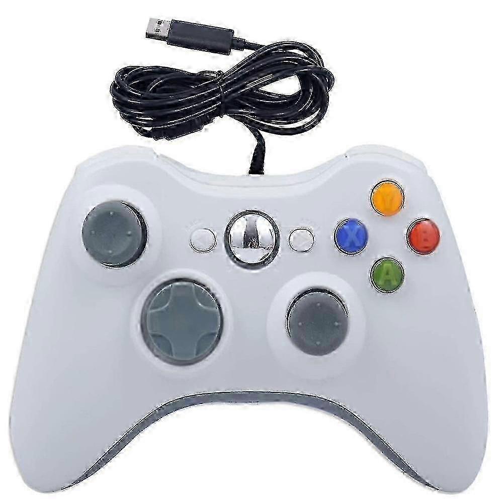 Compatible XBO X360 Wired Game Controller with USB Vibration Function for PC Gaming