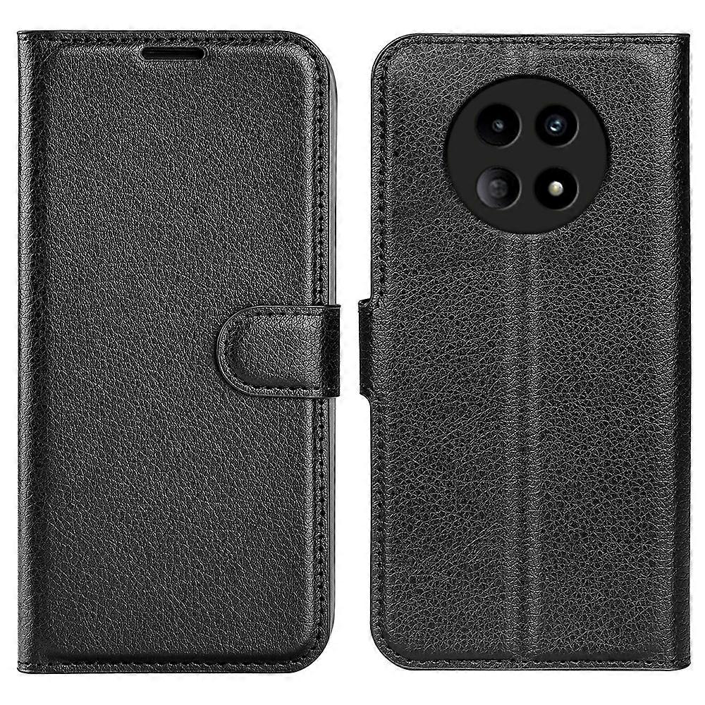 Compatible For Realme 12 5G Case Litchi Texture Wallet Cell Phone Cover with Magnetic Clasp