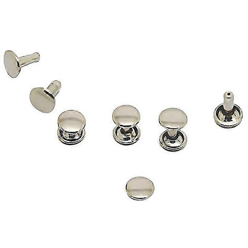 For 100pcs Diy Rivet Rivet Rivet Metal Board Silver