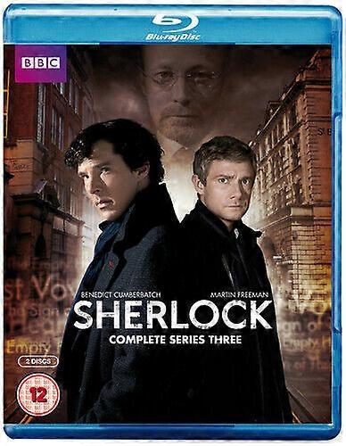 Sherlock Complete Series Three Blu-Ray (2014) Benedict Cumberbatch cert 12 2 Region 2