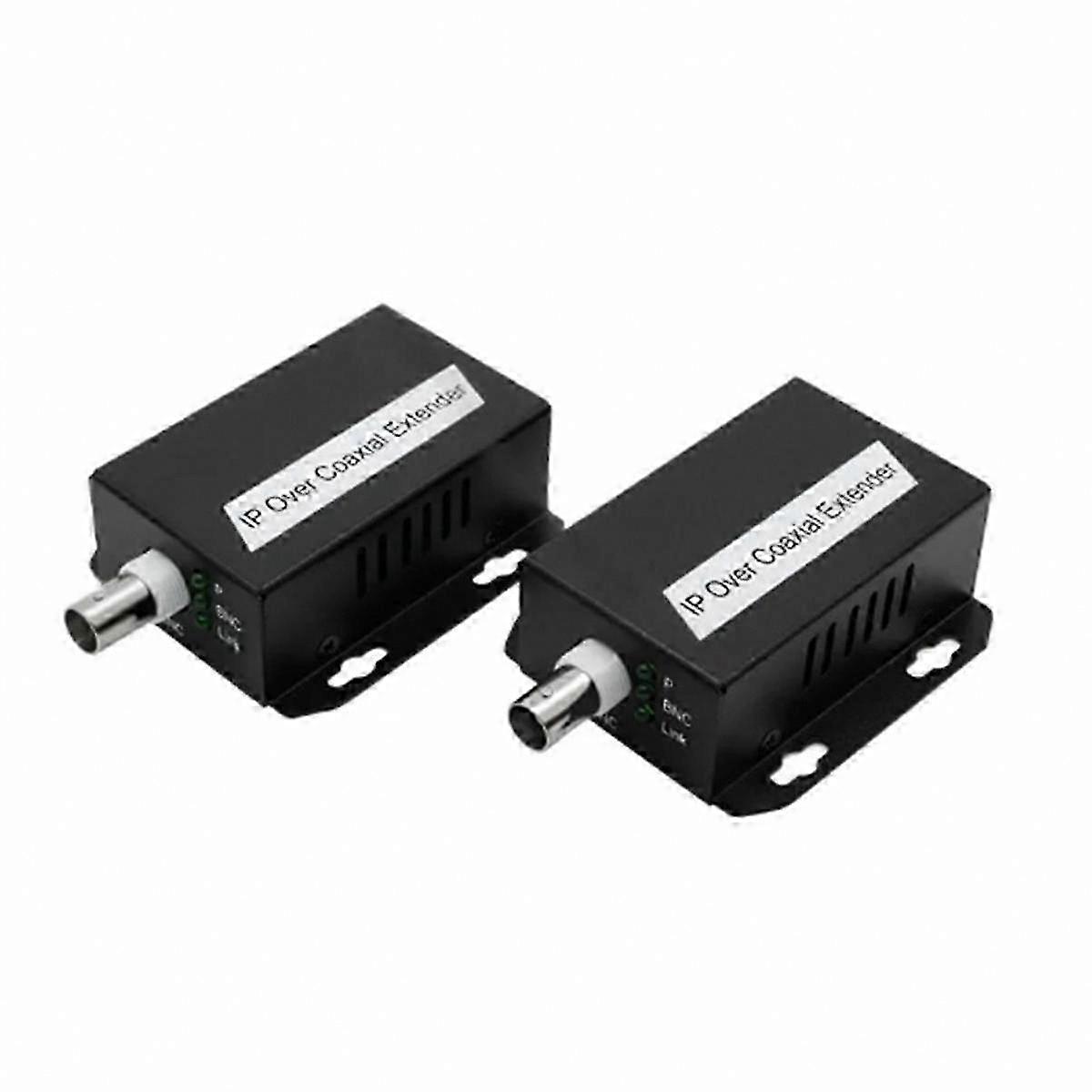Coaxial to Ethernet Converter for CCTV Network Extension Up to 500M Transmission Over Coax Line Adapter for IP Surveillance Systems