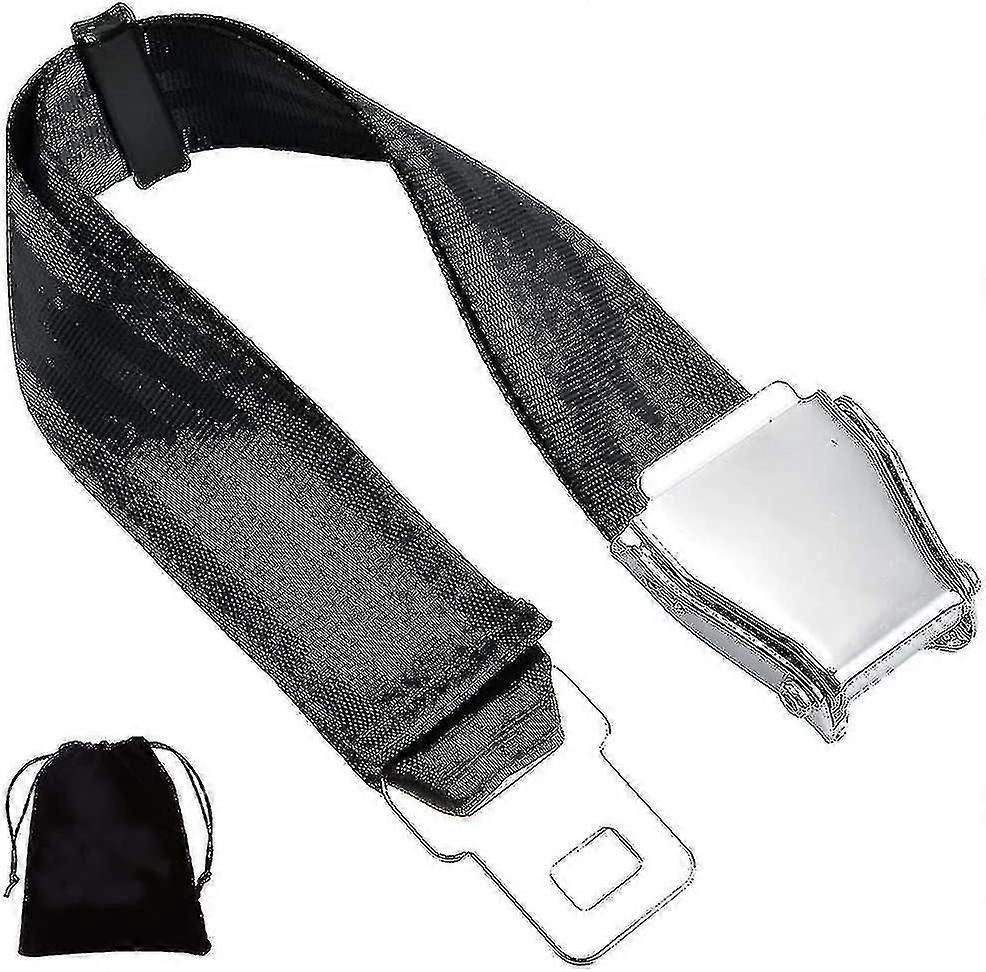 Extensor de cinturón para aeronaves con certificación E4, ajustable de 15,2 cm a 81,3 cm-2025