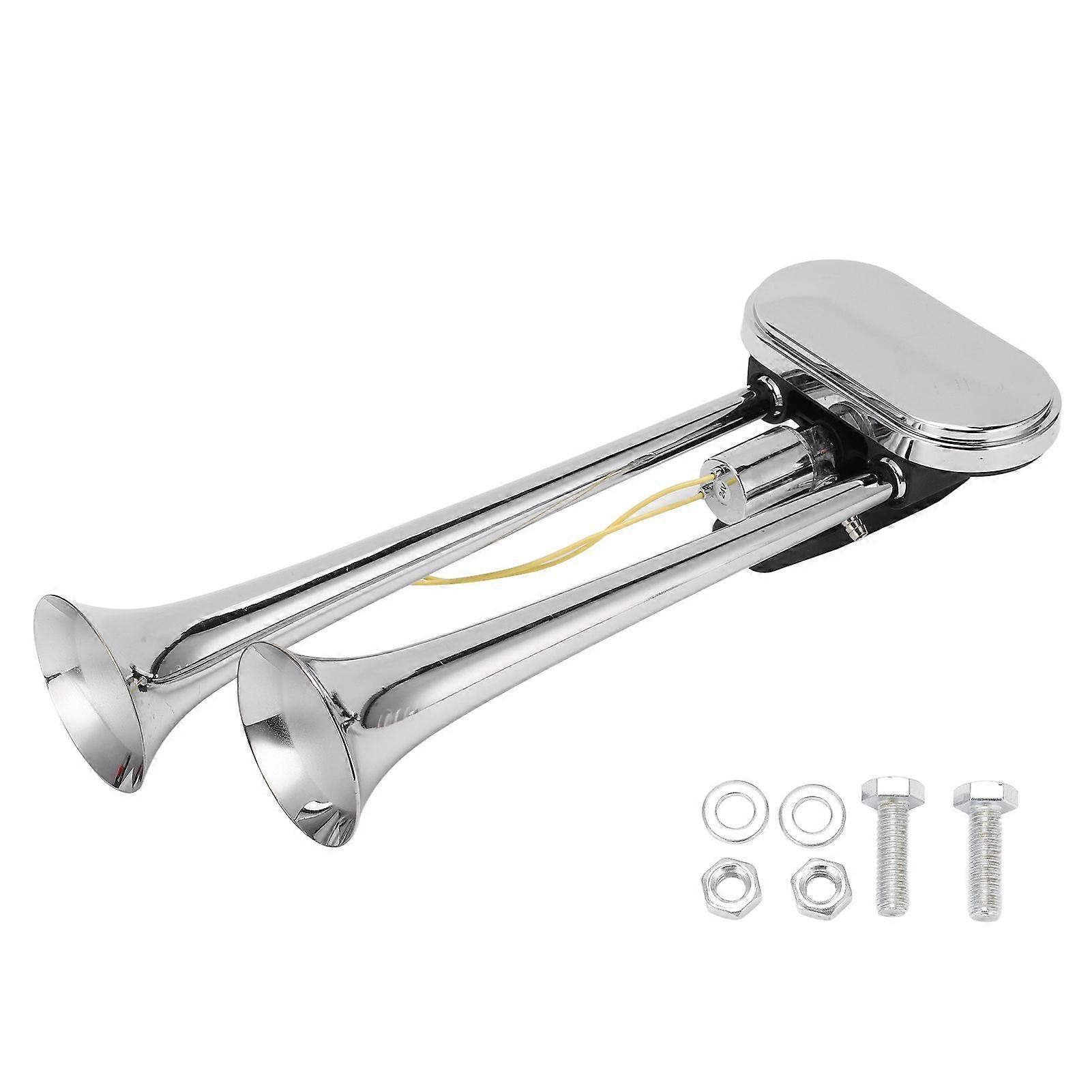 Car Air Horn Corrosion Resistant 150db DC 24V 4A Stainless Steel for Trucks Boats Trains