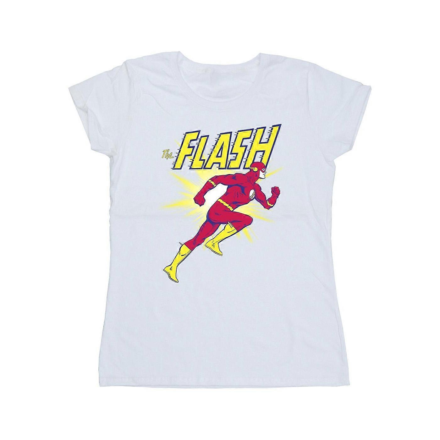 DC Comics Maglietta da donna in cotone The Flash Running