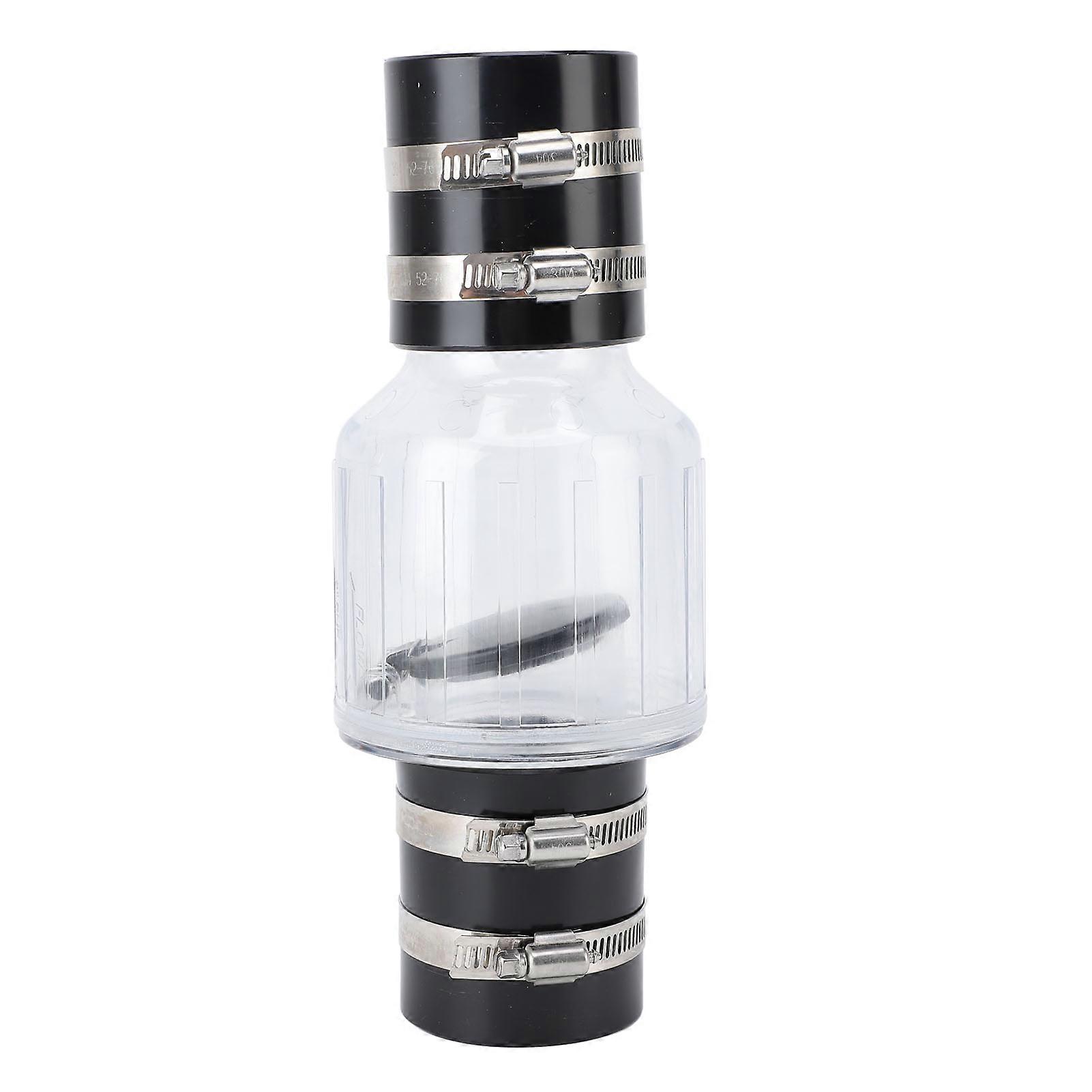 Silent Sewage Sump Pump Check Valve Spring Loaded Flapper