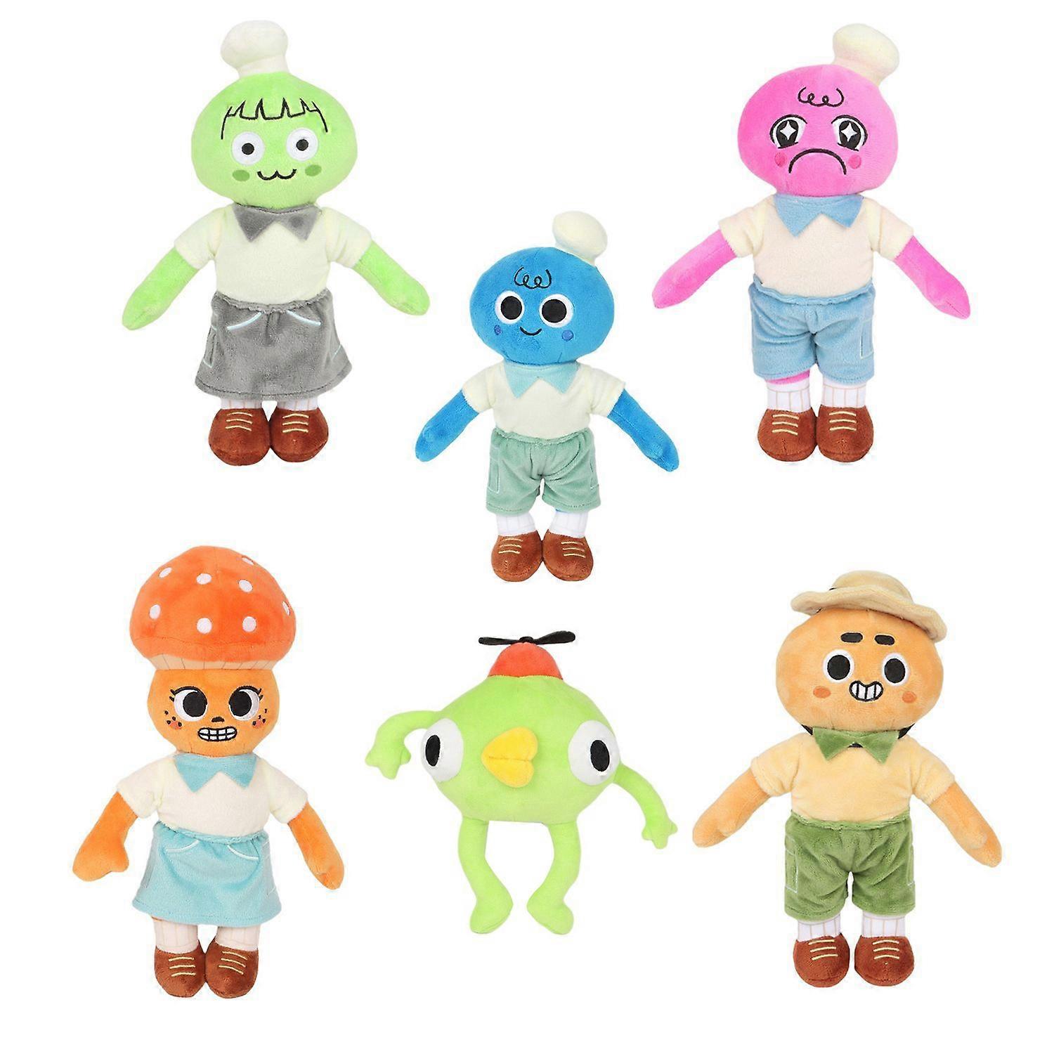 PEAK Plush Mushroom Chef Stuffed Animal Cartoon Character Doll Hiking Game Collectible Soft Plush Toy