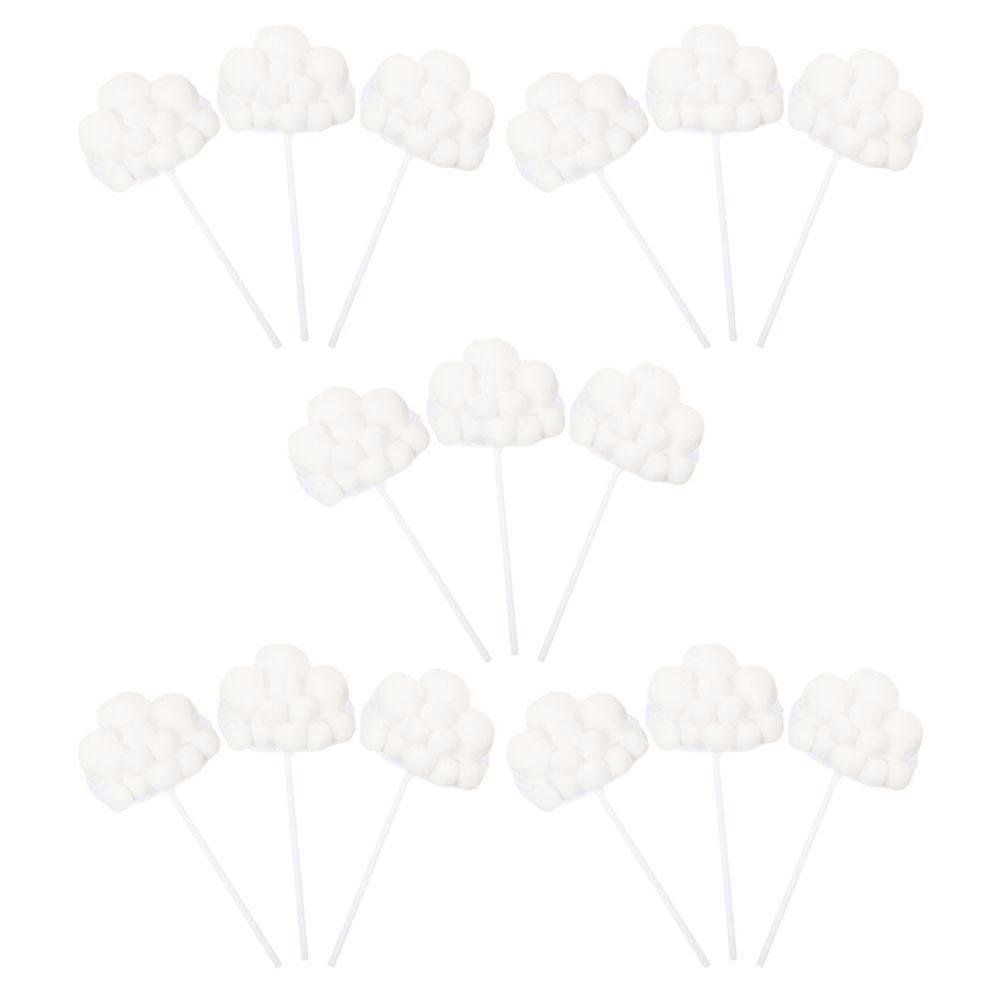 Cupcake Topper Cloud Shape Paper Decoration for Birthday 75Pcs