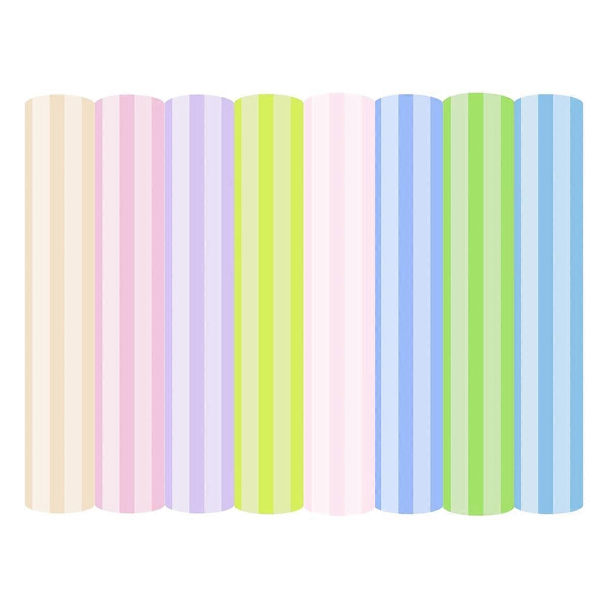 3D Pastel Color Puff Vinyl Heat Transfer-30.48 x 25.40cm HTV