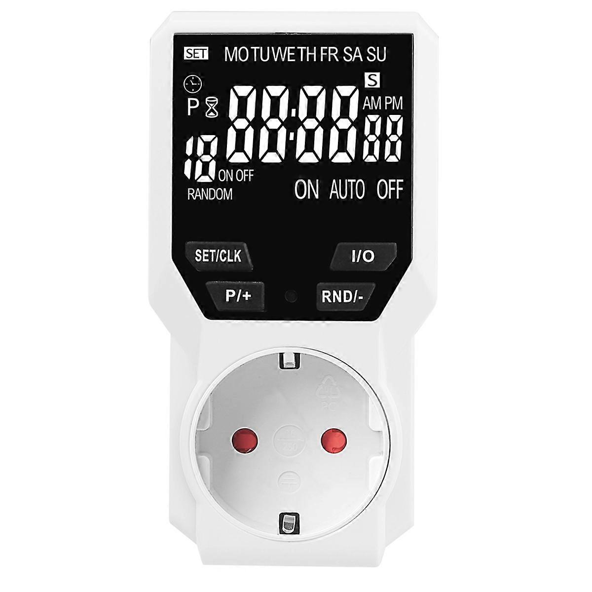 Digital Timer Switch Programmable Electronic Timing Socket Outlet