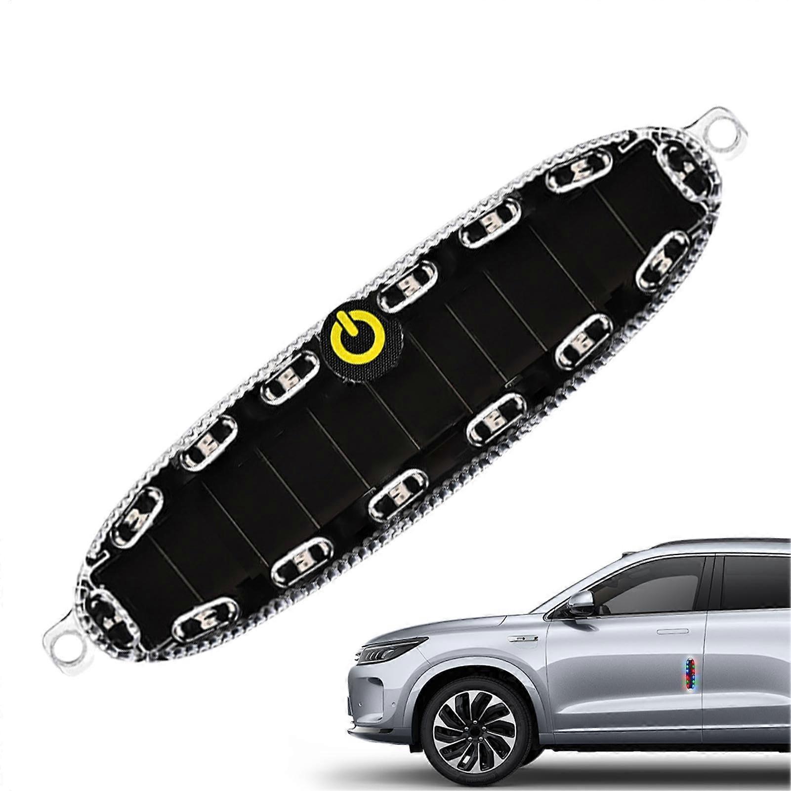 Solar Flashing Warning Lights For Motorcycle And Truck High Brightness Waterproof Solar Powered LED Anti Collision Light