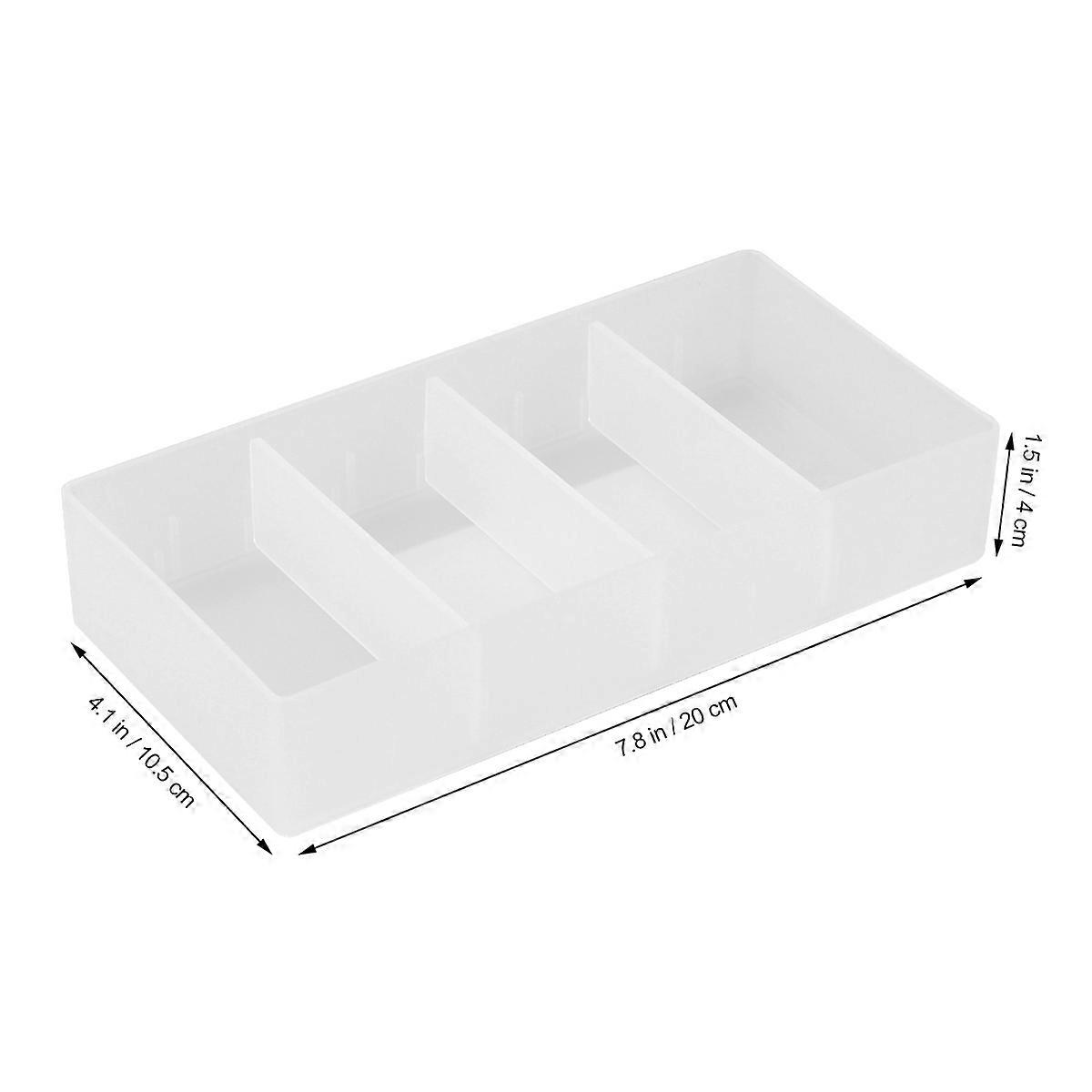 Plastic Makeup Storage Box Desktop Organizer for Storage Use Small
