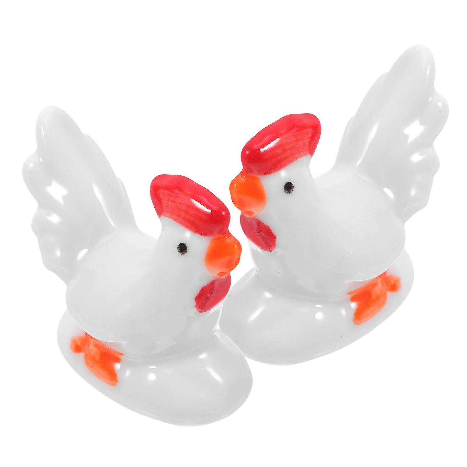 Ceramics Chopsticks Rests Funny Shape for Parties Celebrations Decoration 6Pcs Tableware Storage
