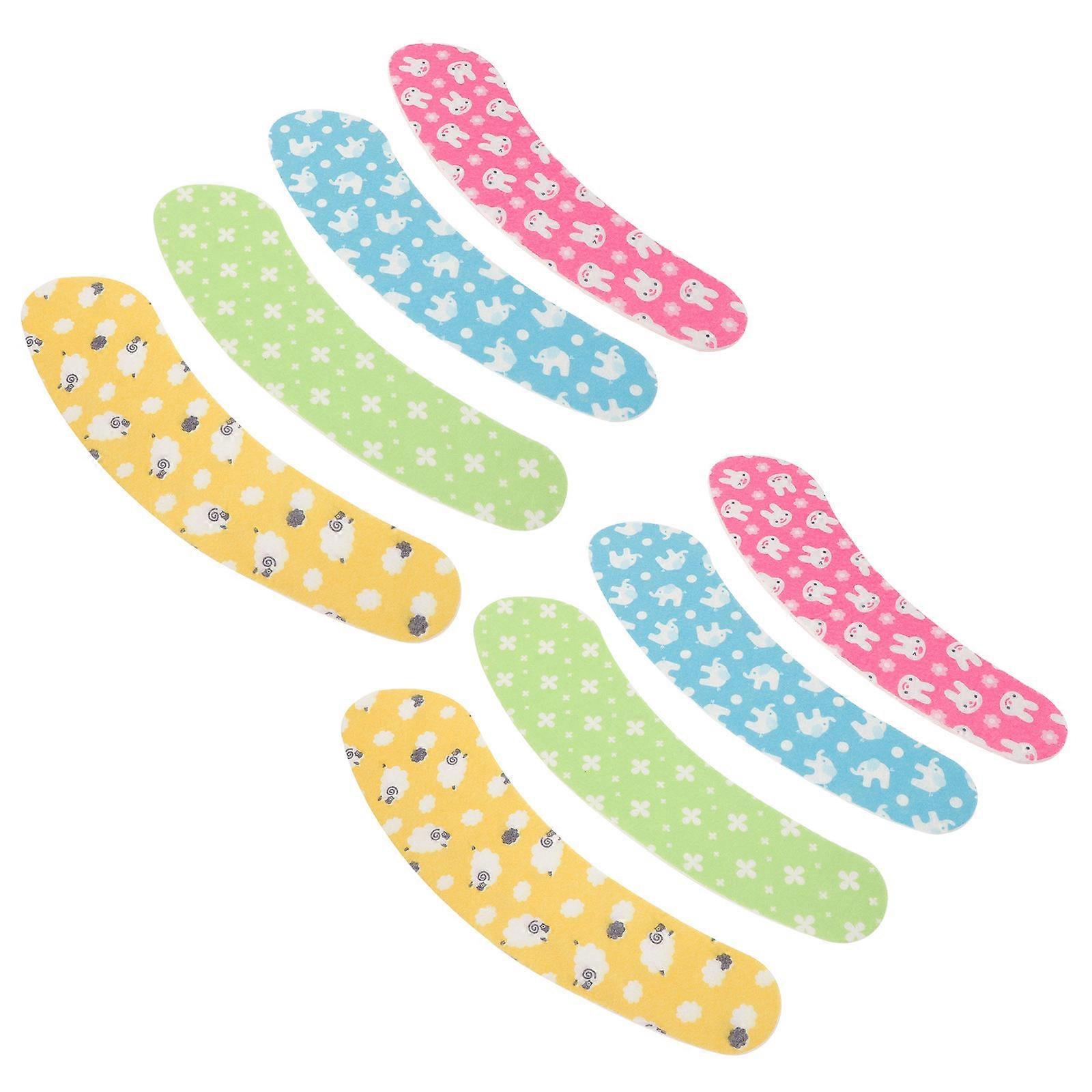 Toilet Seat Cover 12 Pairs Reusable Simple Design Yellow Blue Pink Green Anti-cold Comfortable Pads For Home Bathroom