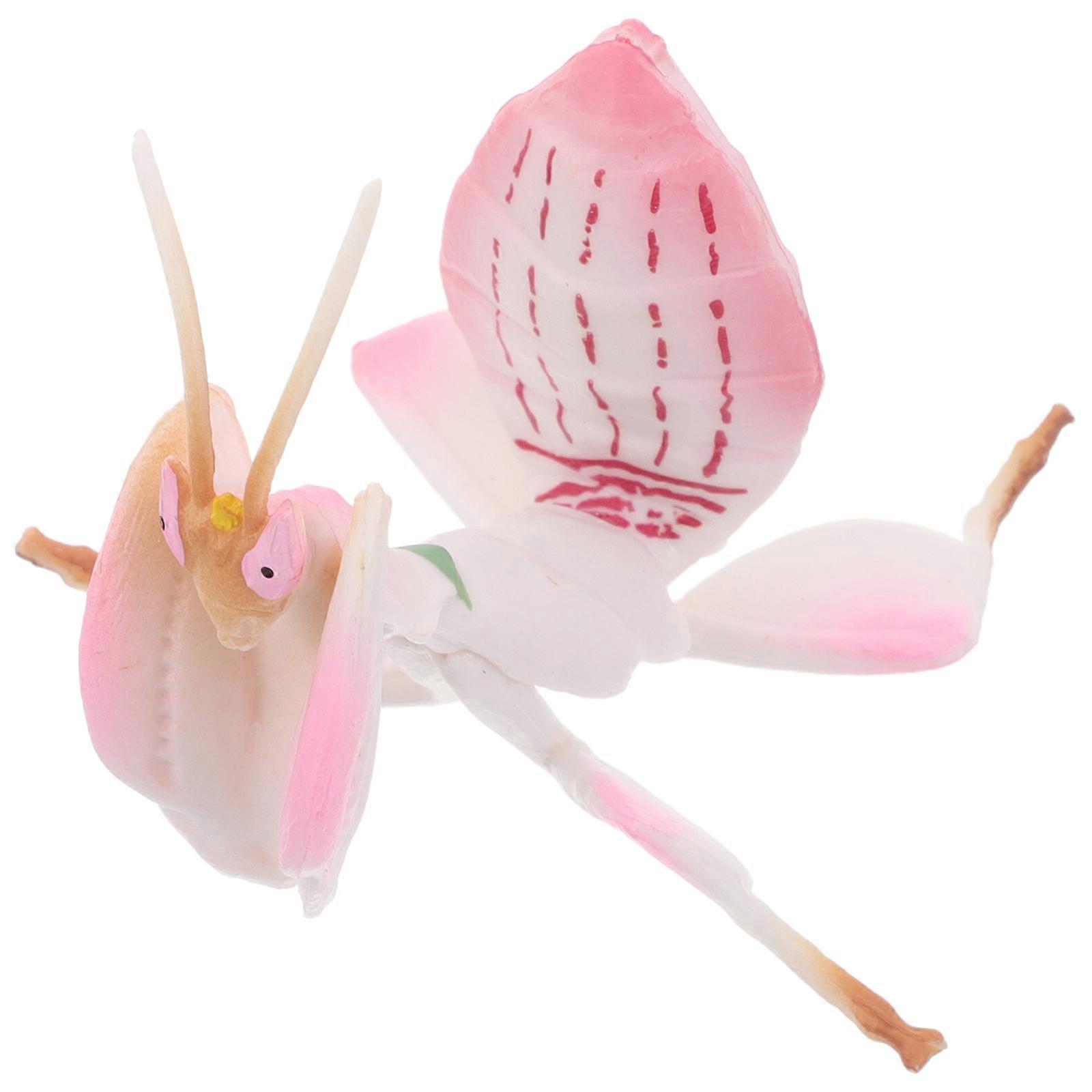 Plastic Mantis Figurine Desktop Decorations Realistic Simulation Toy Model for Kids