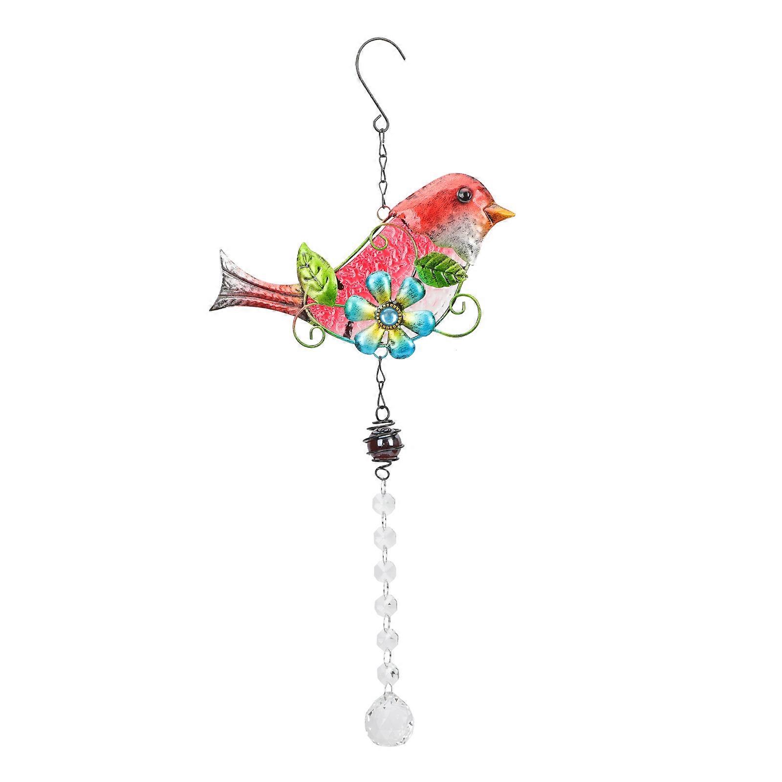 Creative Wind Chime Pendant Small Bird Wind Bell for Decoration 5Pcs