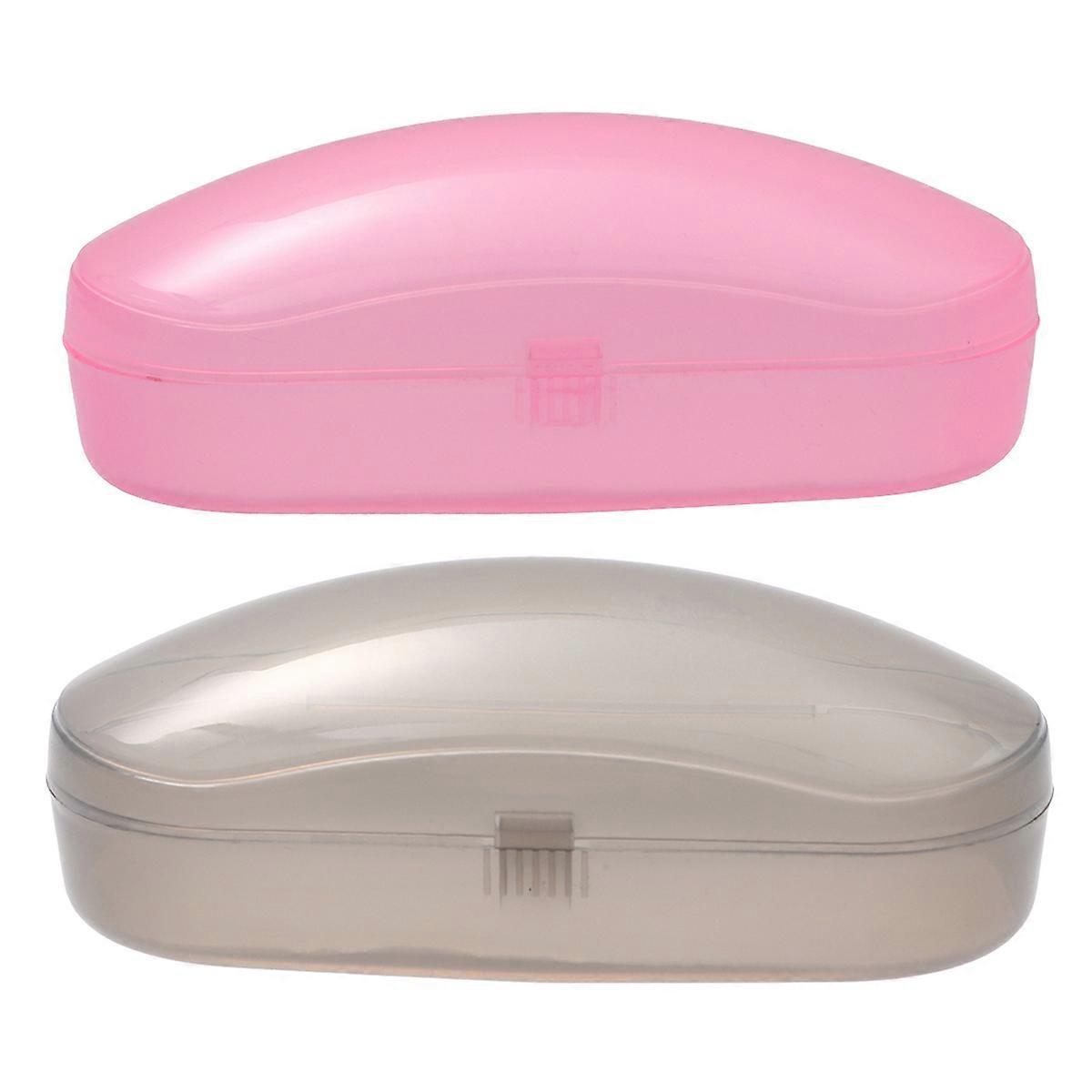Glasses Case Portable Plastic Eyeglasses Box for Storage Use 15Pcs
