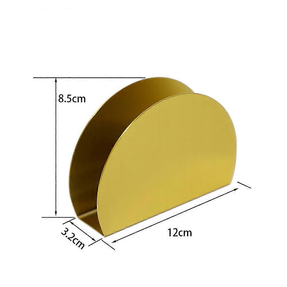 Standing Napkin Holder Metal Design Semicircle Shape For Public Places Like Coffee 1Pack