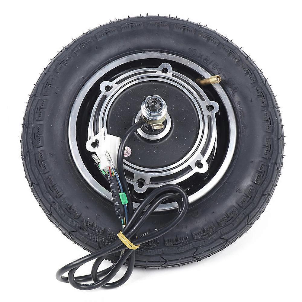 CNCEST Trottinette électrique 10 pouces moteur moyeu sans balais 36 V 350 W roue et pneu