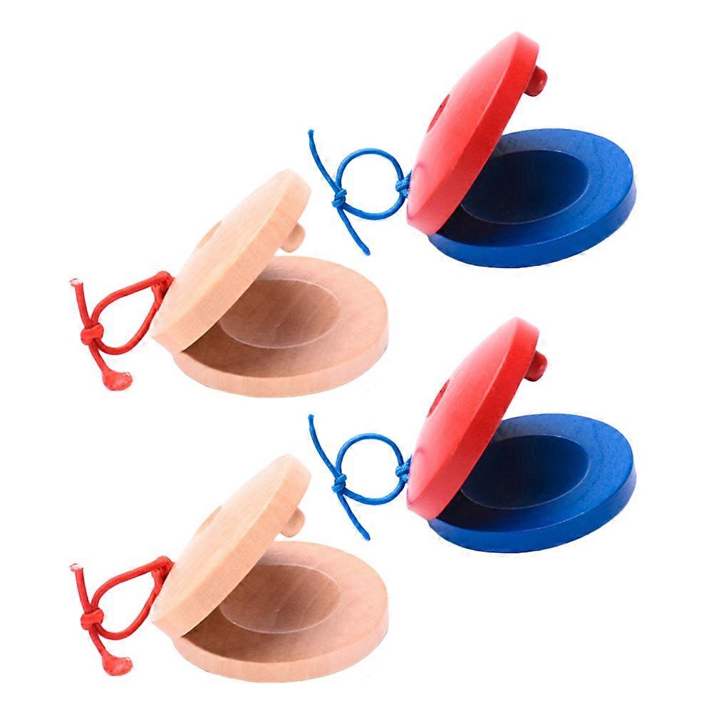 Creative Castanets Percussion Musical Instruments for Kids Use 16Pcs