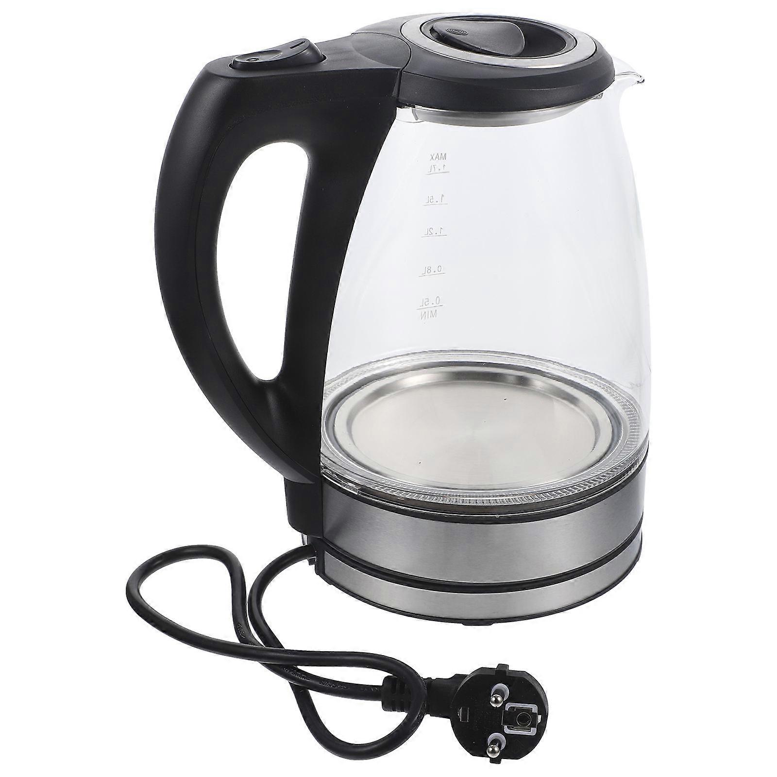 Electric Kettle Portable Glass Electric Tea Kettle with 2Pcs Pack