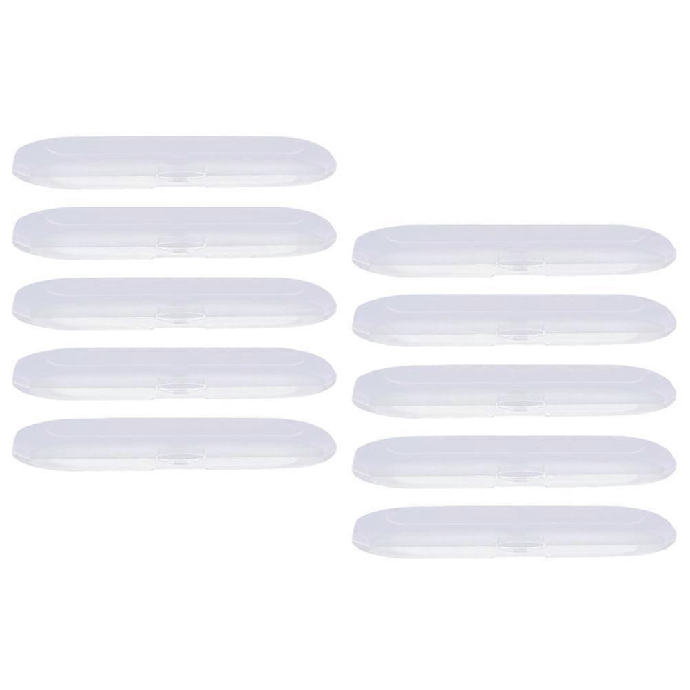 Plastic Pencil Boxes Clear Pen Container for Gift Use 20Pcs Pack