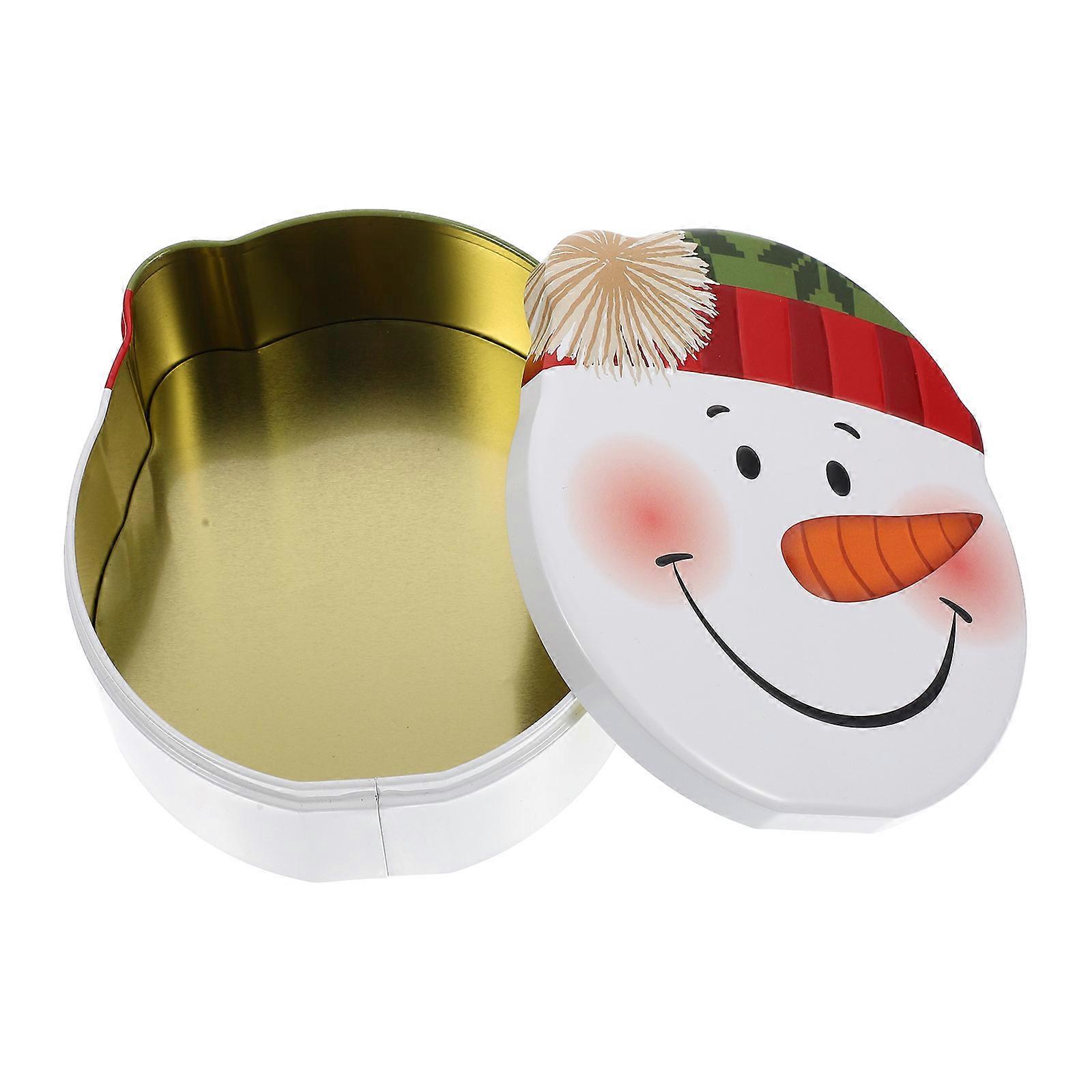 Christmas Candy Box Iron Storage Organizer for 5Pcs Festive Use