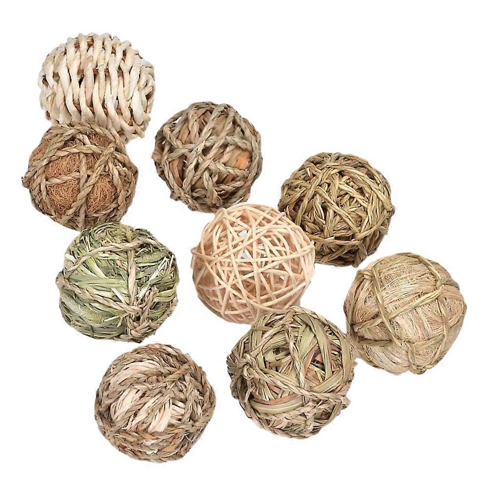 Decorative Rattan Balls Woven for Hanging Use 36Pcs Multi
