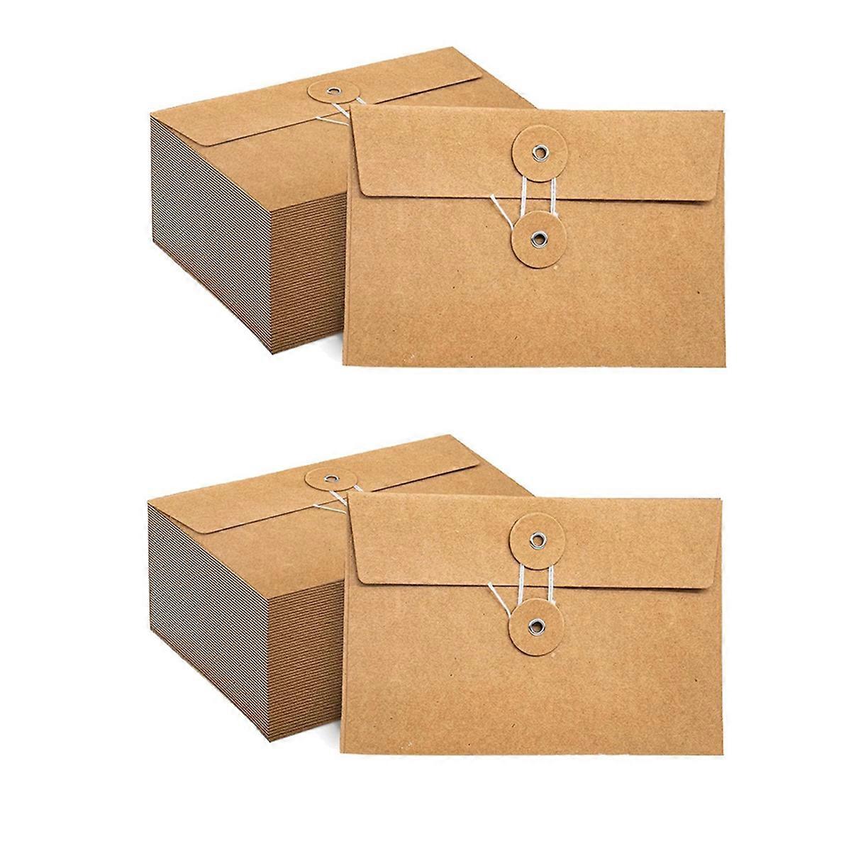 Envelopes with String Tie Closure Project Pockets Document Organizer