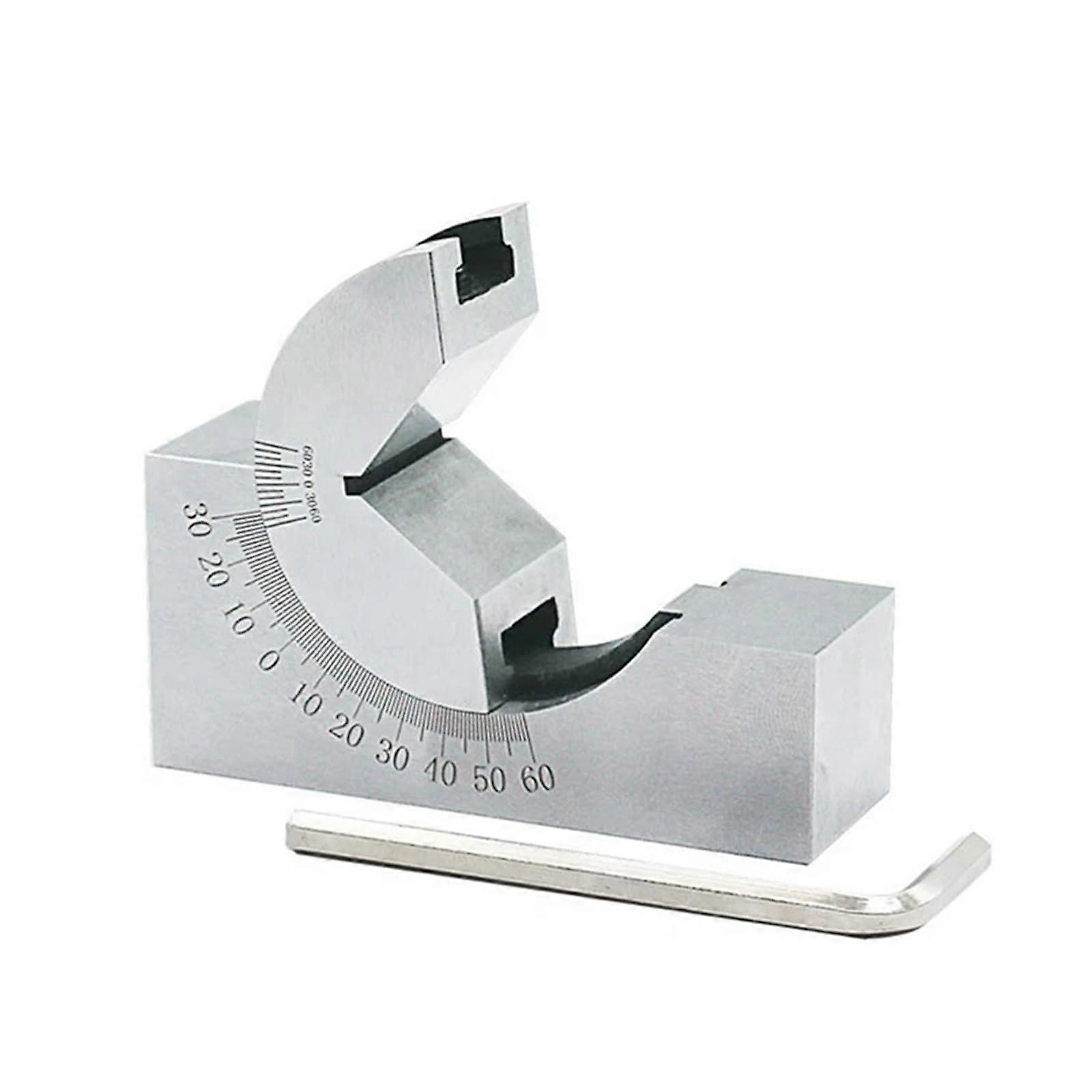 Angle Gauge Adjustable AP25 VType Angle Cushion Block For Grinding And Milling Machines Silver