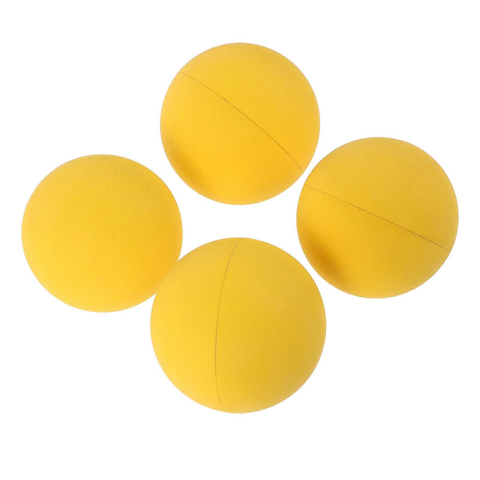 Bouncing Balls Rubber Balls for Sports 12Pcs Yellow High Rebound Performance