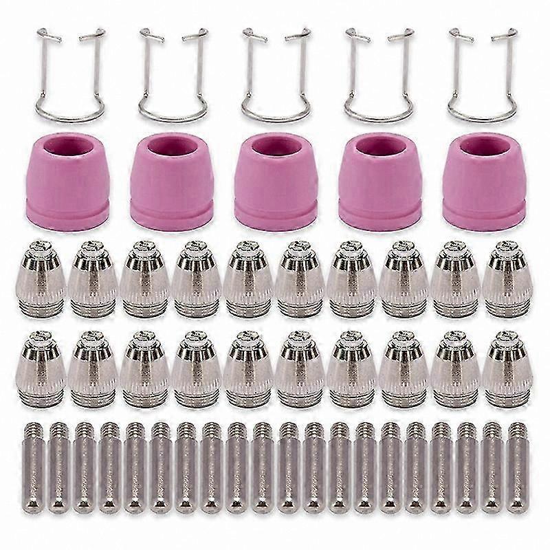 Plasma Cutter Nozzles and Tips for Cutting Torch Consumables Set