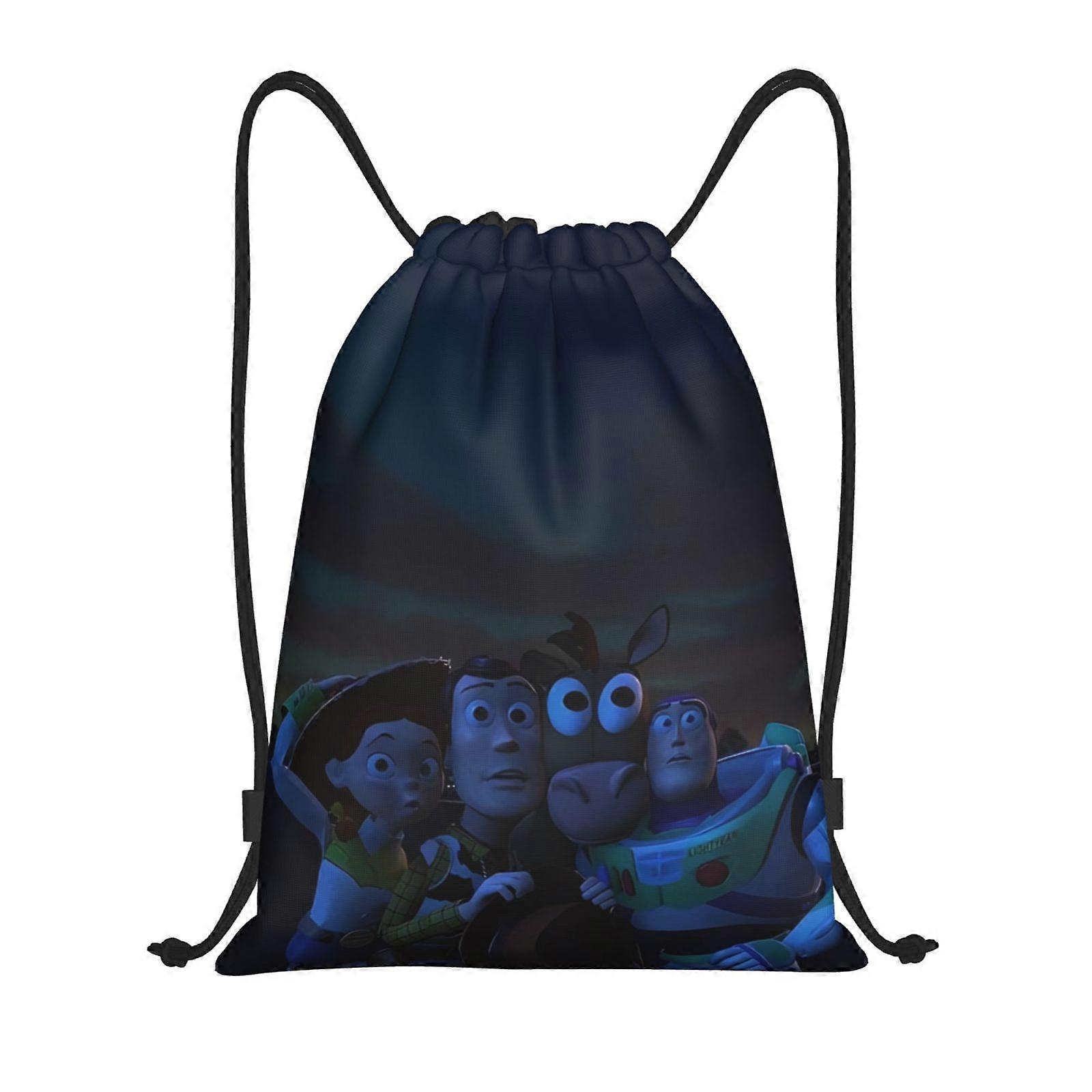 Toy Story Classic Drawstring Bag, Collapsible, Sports, Fitness, Drawstring Bag, Unisex, Beach Sports Travel Bag