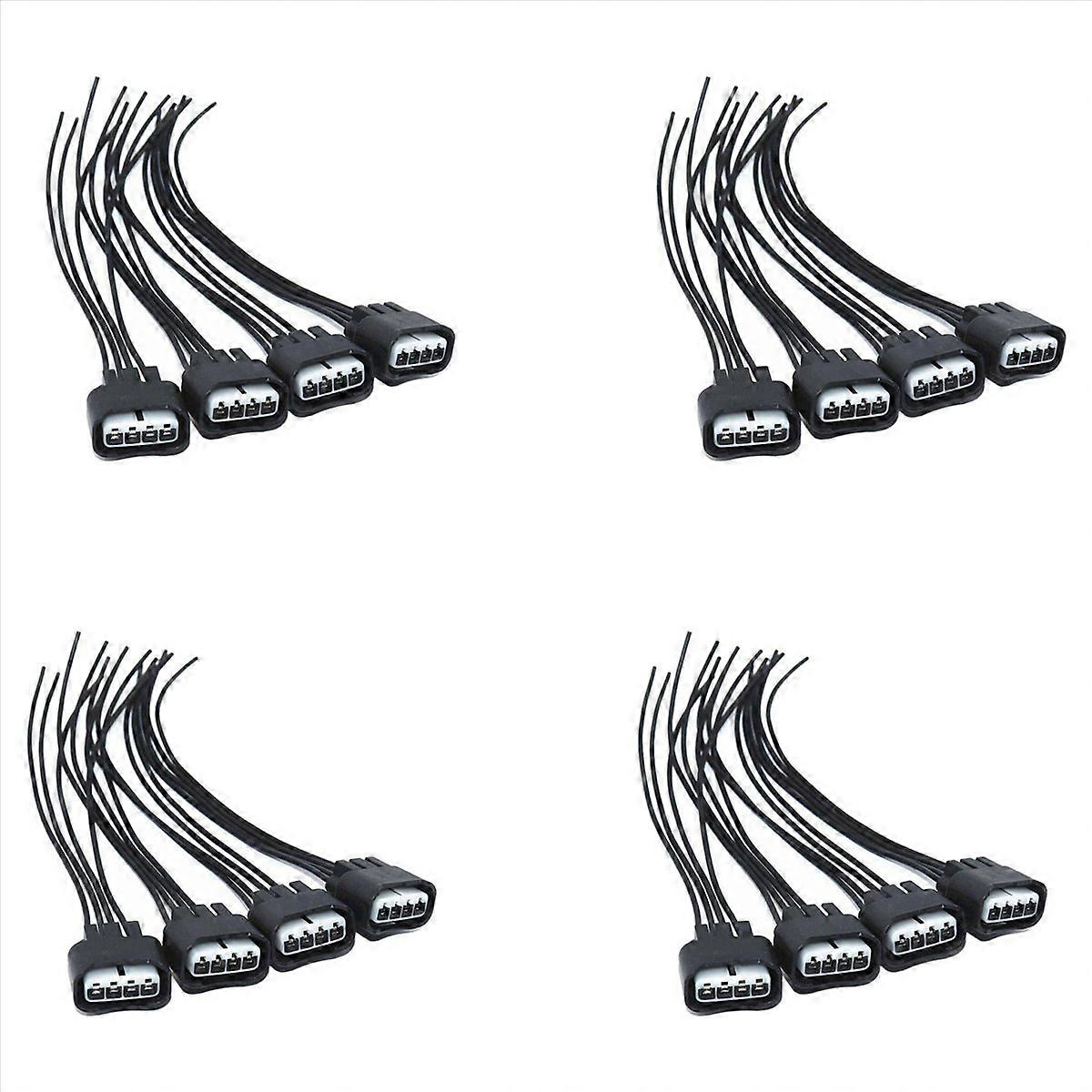 4Pcs Ignition Coil Pigtail Connector Repair Harness for