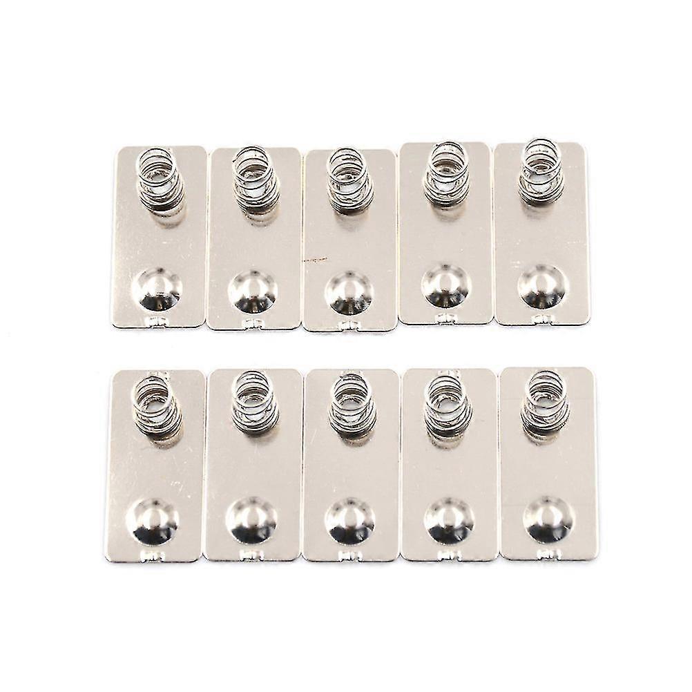 10pcs Aa Battery Positive Negative Conversion Spring Contact Plate 26s