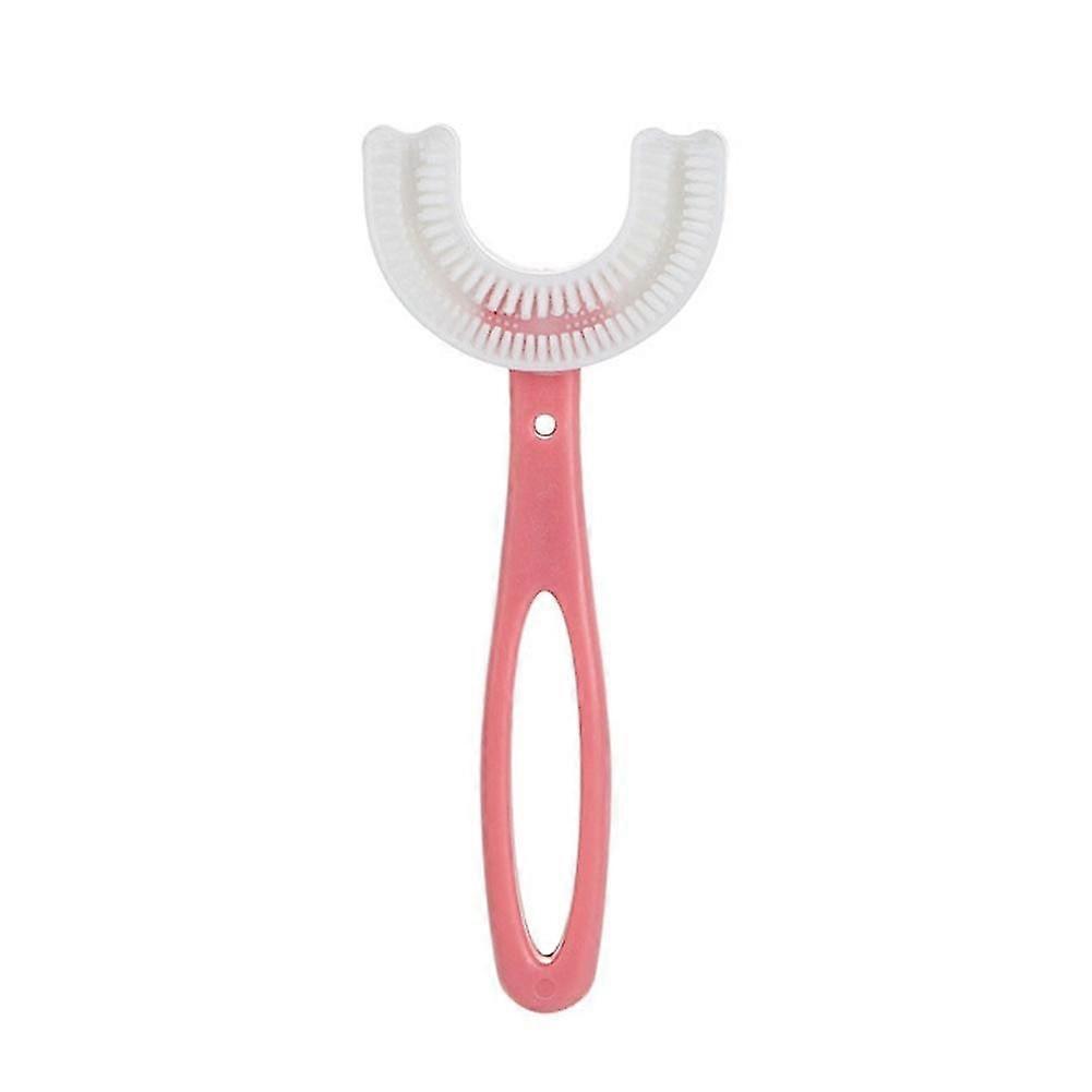 キッズ歯ブラシ U字型歯ブラシハンドルシリコーンオーラルケアクリーニングブラシ