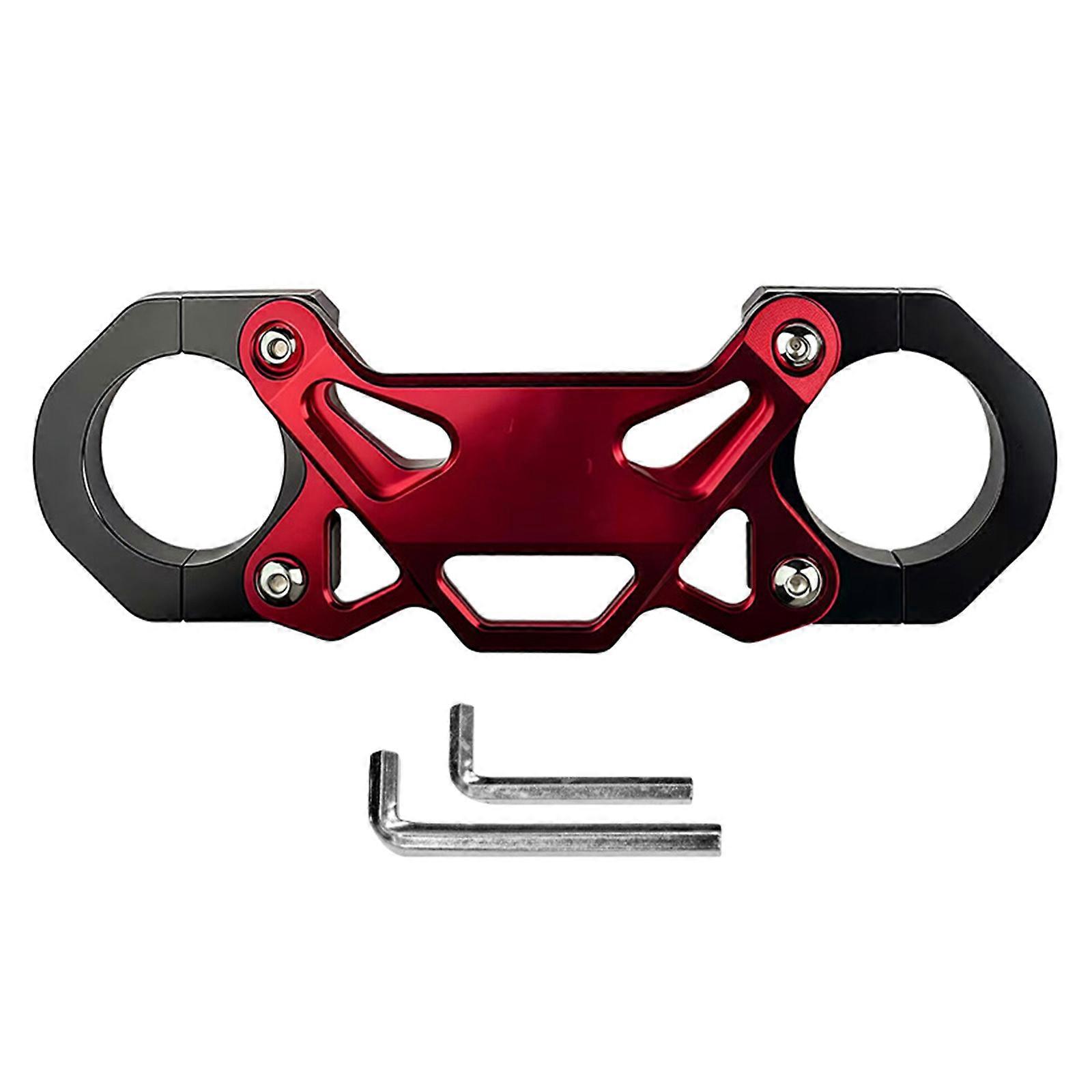 Motorcycle Suspension Enhancer Height Adjuster Solid Construction Front Fork Shock Balancer For Various Road Conditions  Red