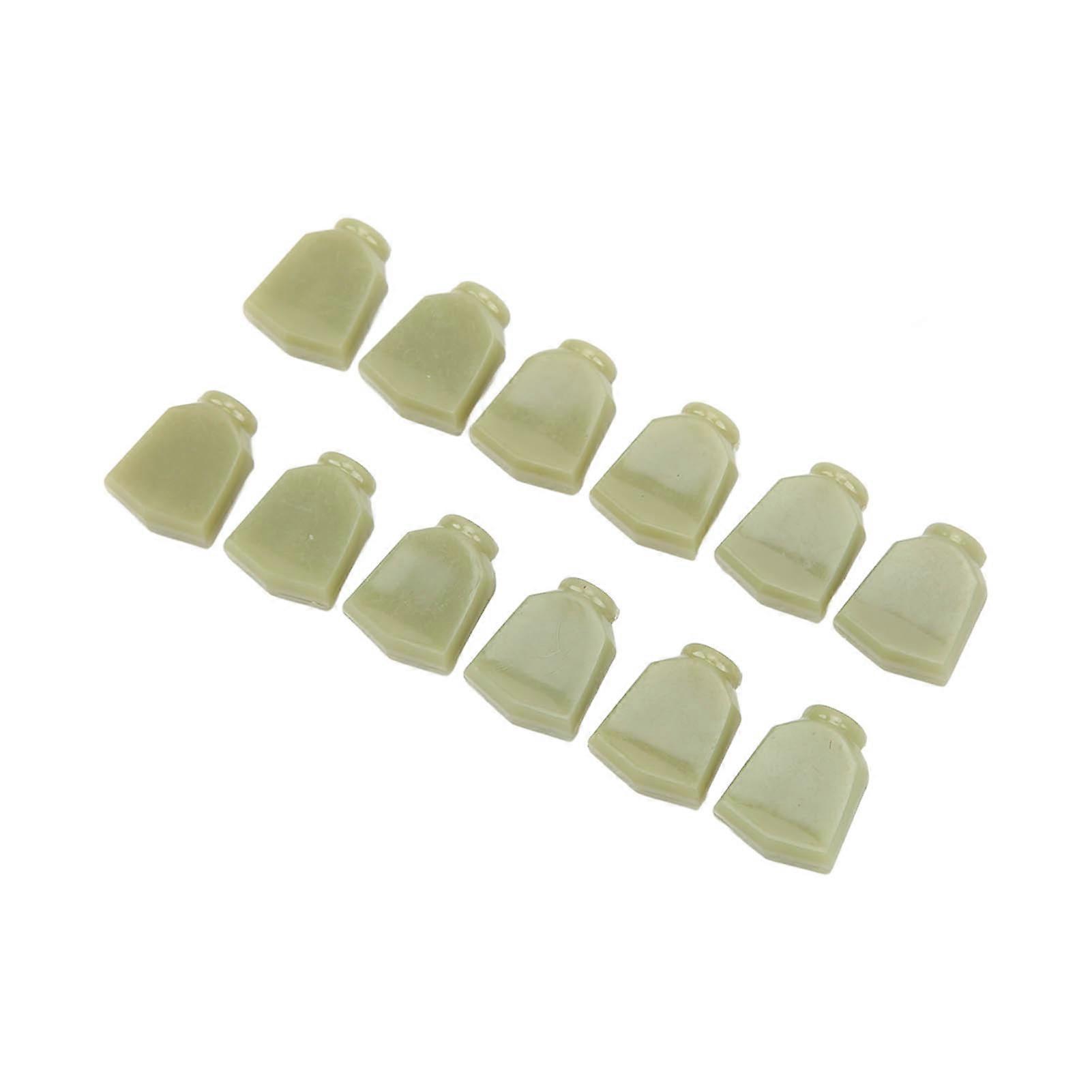 12Pcs Guitar Machine Head Handle String Tuner Peg Button Tuning Key Knob Accessory Set Kit Green