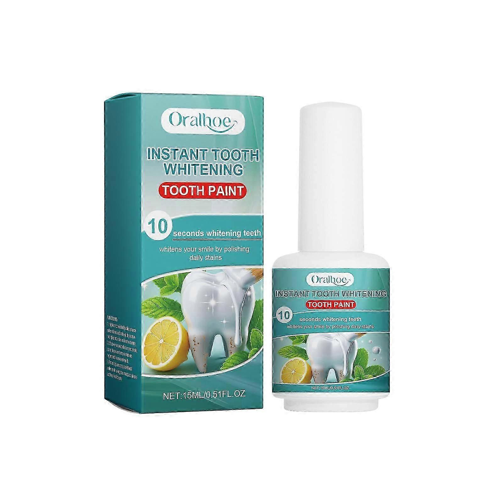 Tooth Cleaning Paint Gently Cleans Teeth Tartar Natural Shine Long