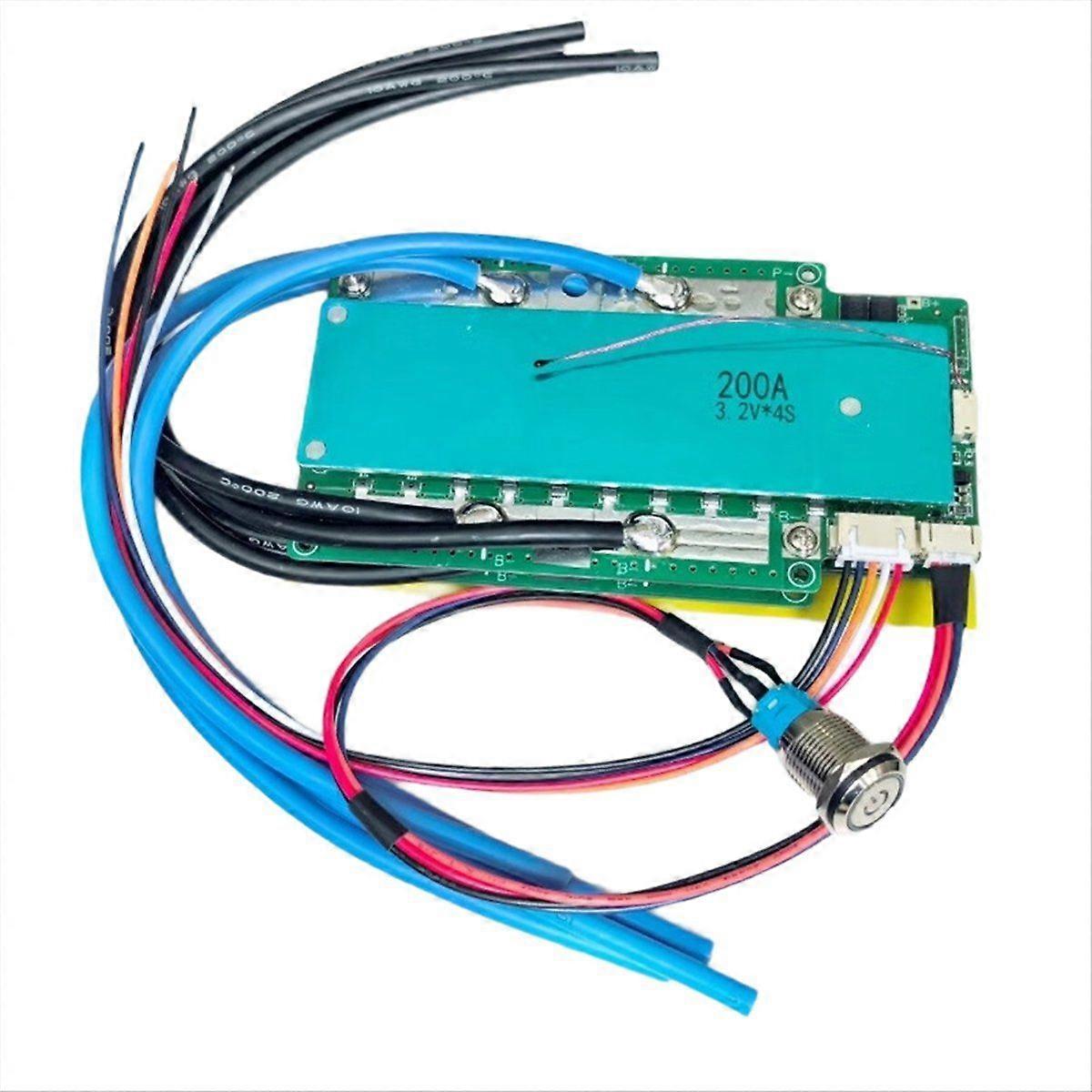 LFP Lifepo4 Battery Protection Board with Switch 4S 12.8V Car RV Inverter Charge Discharge Current