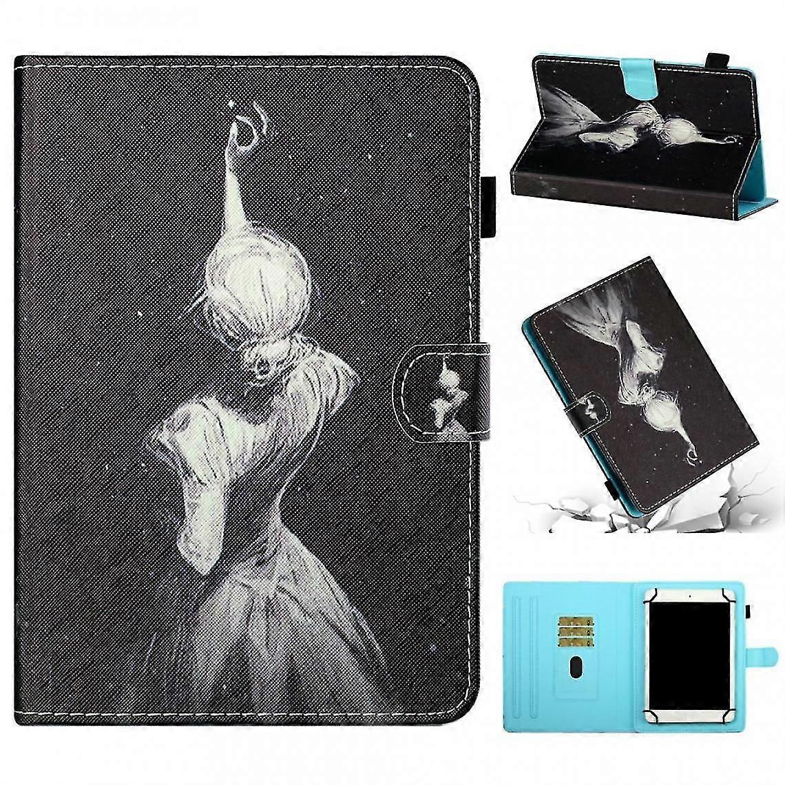 Pattern Printing Pu Case With Girl Stand For 8 Inch Tablets @BUGU