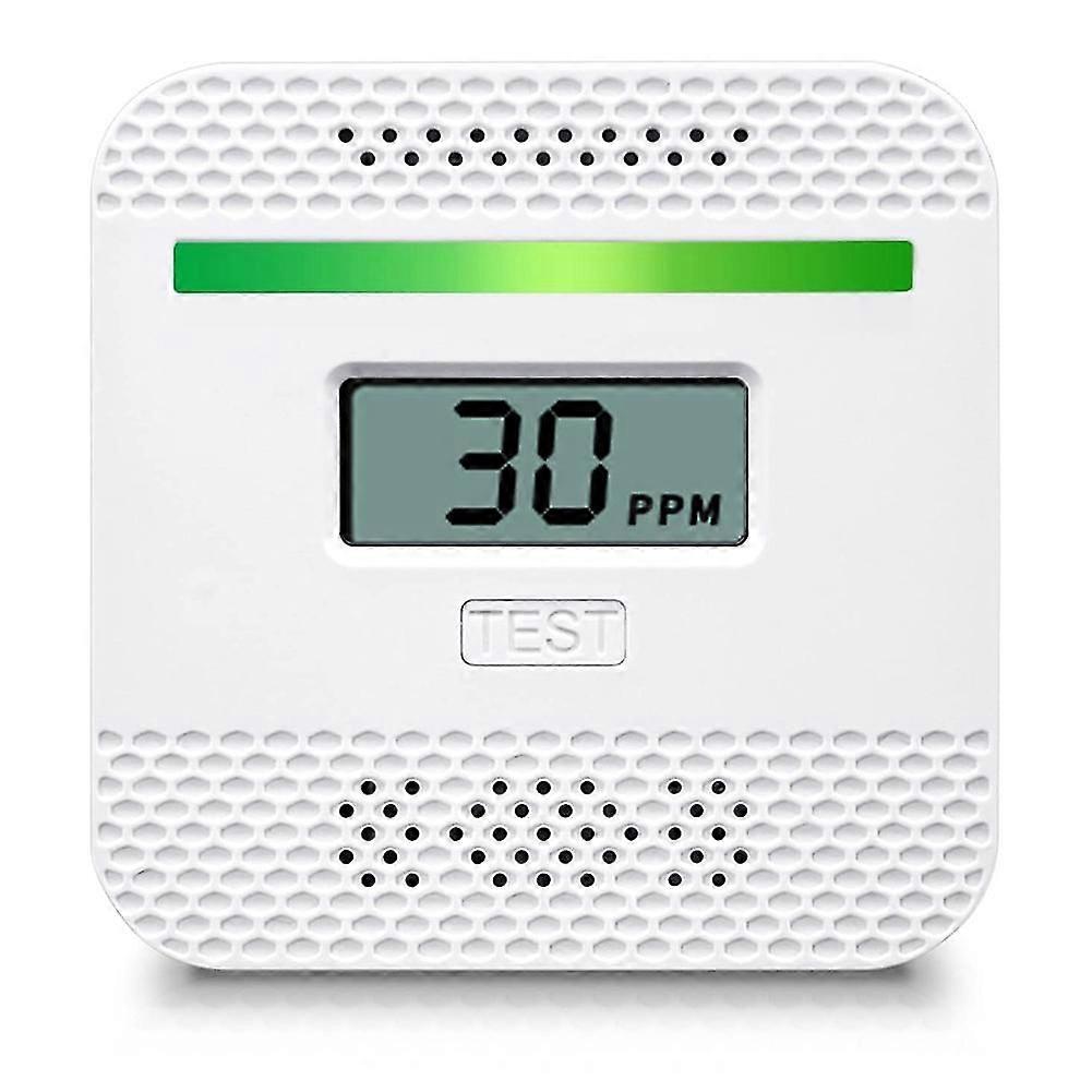 Carbon Monoxide Detectors, Portable Co Alarm Detector Device With Lcd Digital Display For Travel Ho