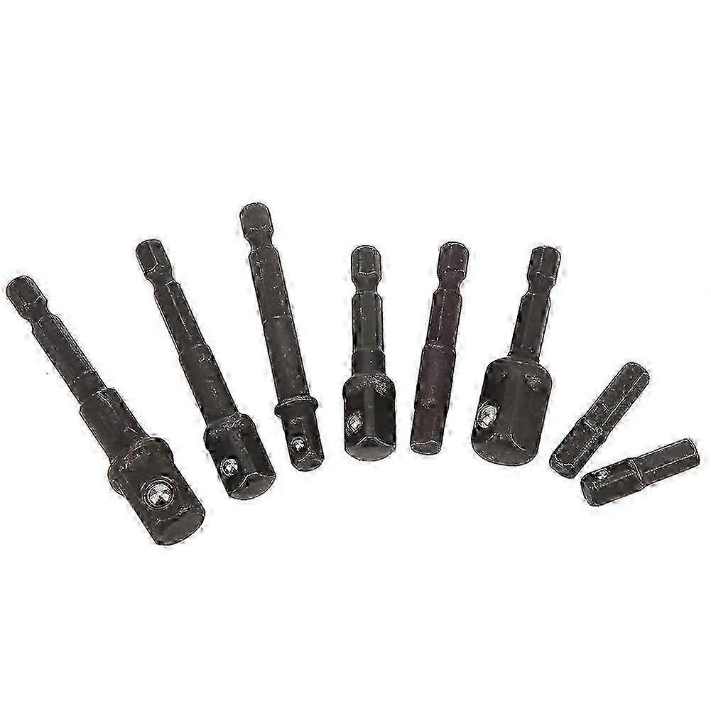 8Pcs Hex Shank Impact Driver Drill Bit Socket Adapter, Extension Bar