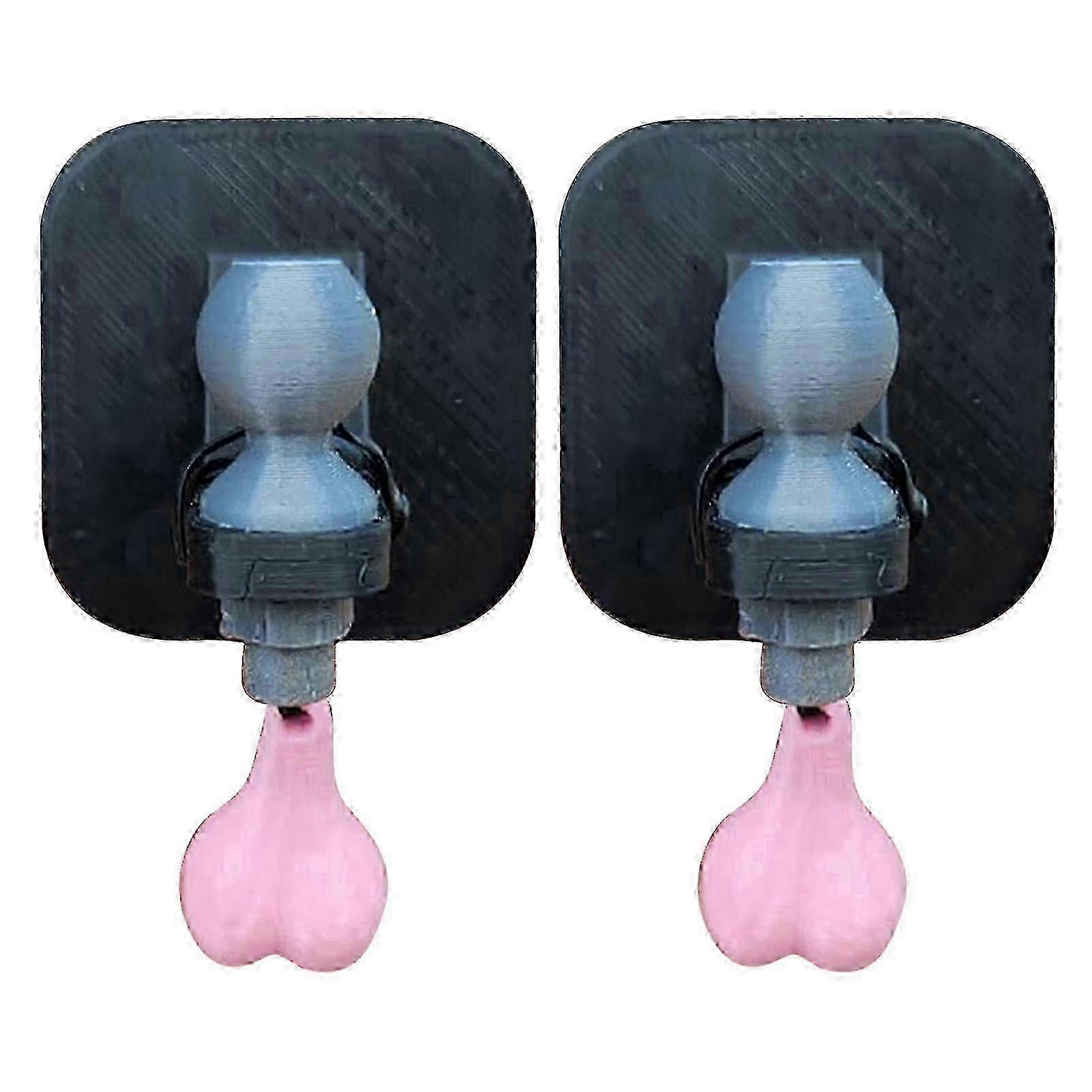 Universal Hitch Cover with Mini Nuts - Humorous Towing Accessory for Trucks and Trailers Edition 1107