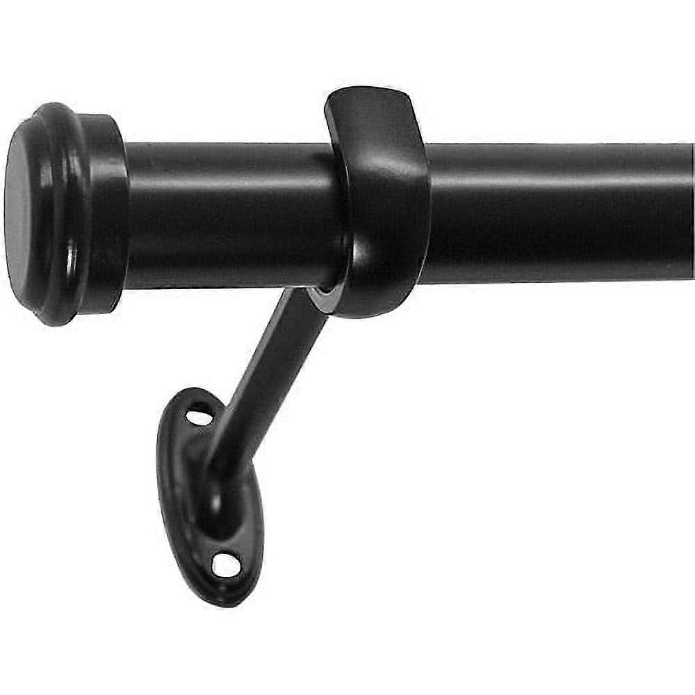 Decopolitan End Cap Curtain Rod Set, 7/8"