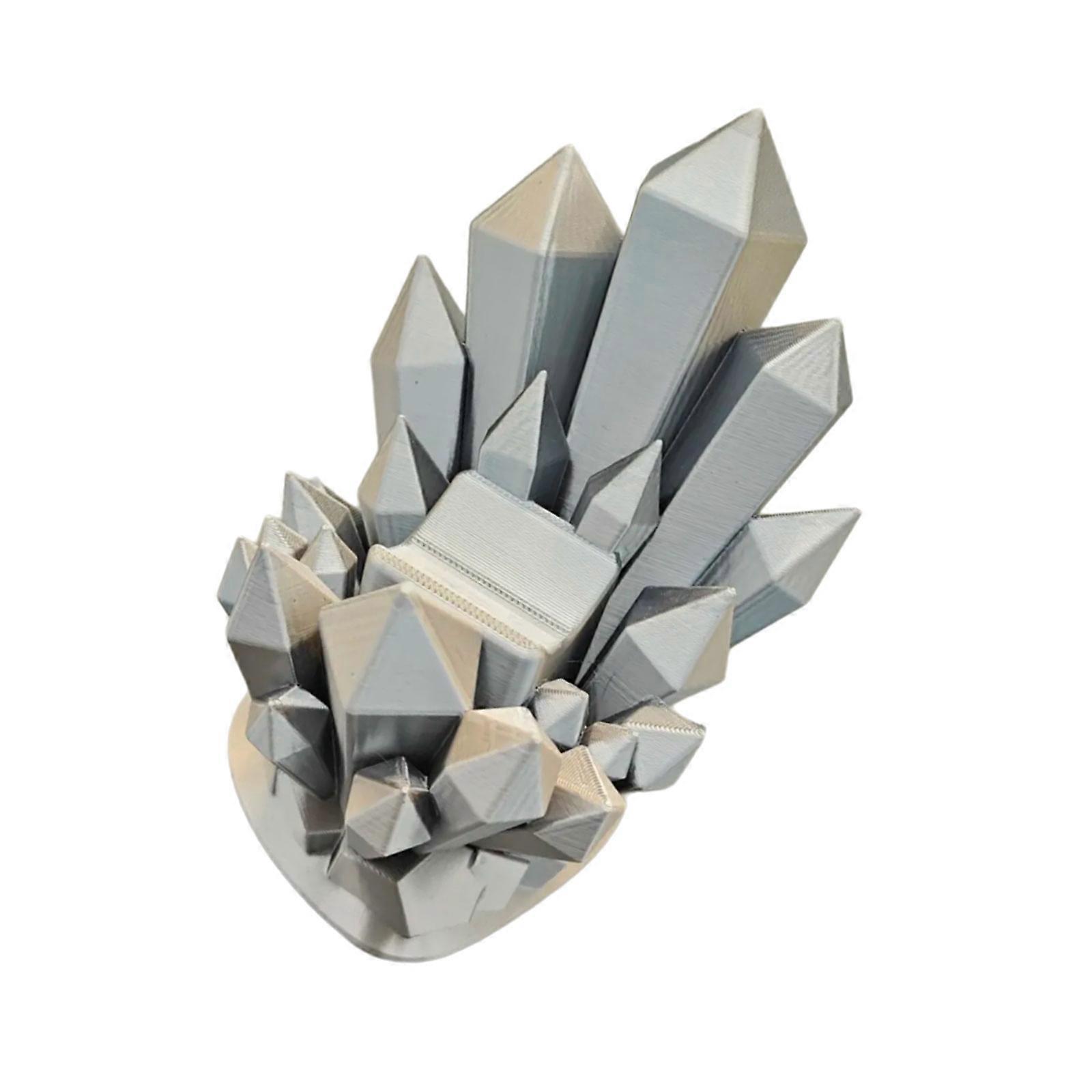 Versatile 3D Printed Controller Stand 3D Printed Game Handle Stand Enhancing Gaming event  Suitable for Gamepads  Silver