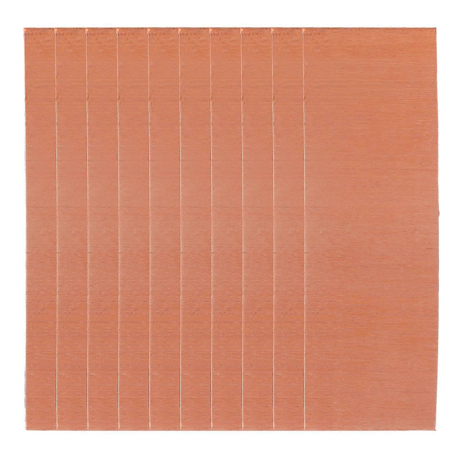 DIY Fruit Battery Science Project Material For Experimental Tools In Rectangular Shape - 10Pcs Science Education Sheets